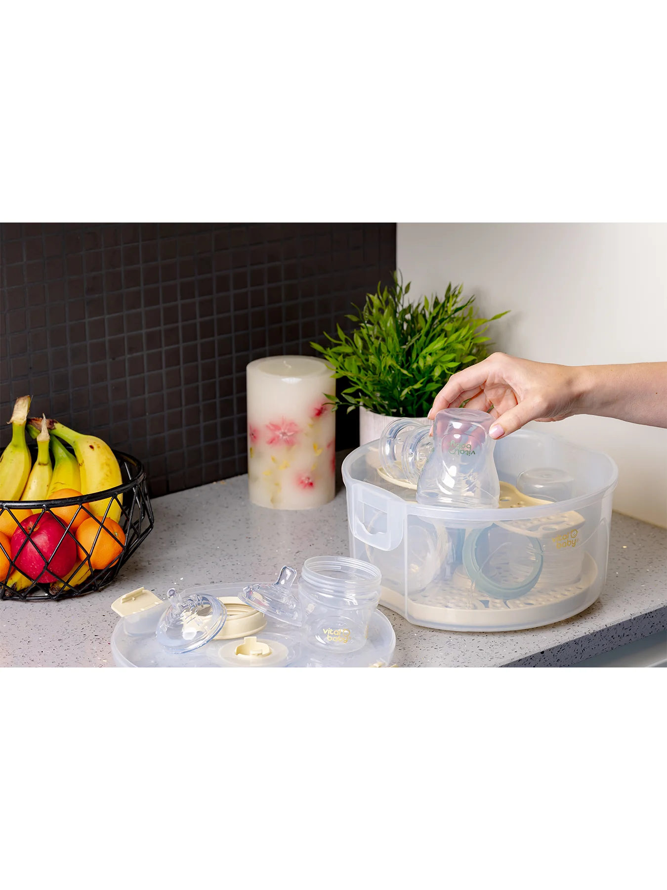 2 in 1 Combination Steriliser White - Image 4