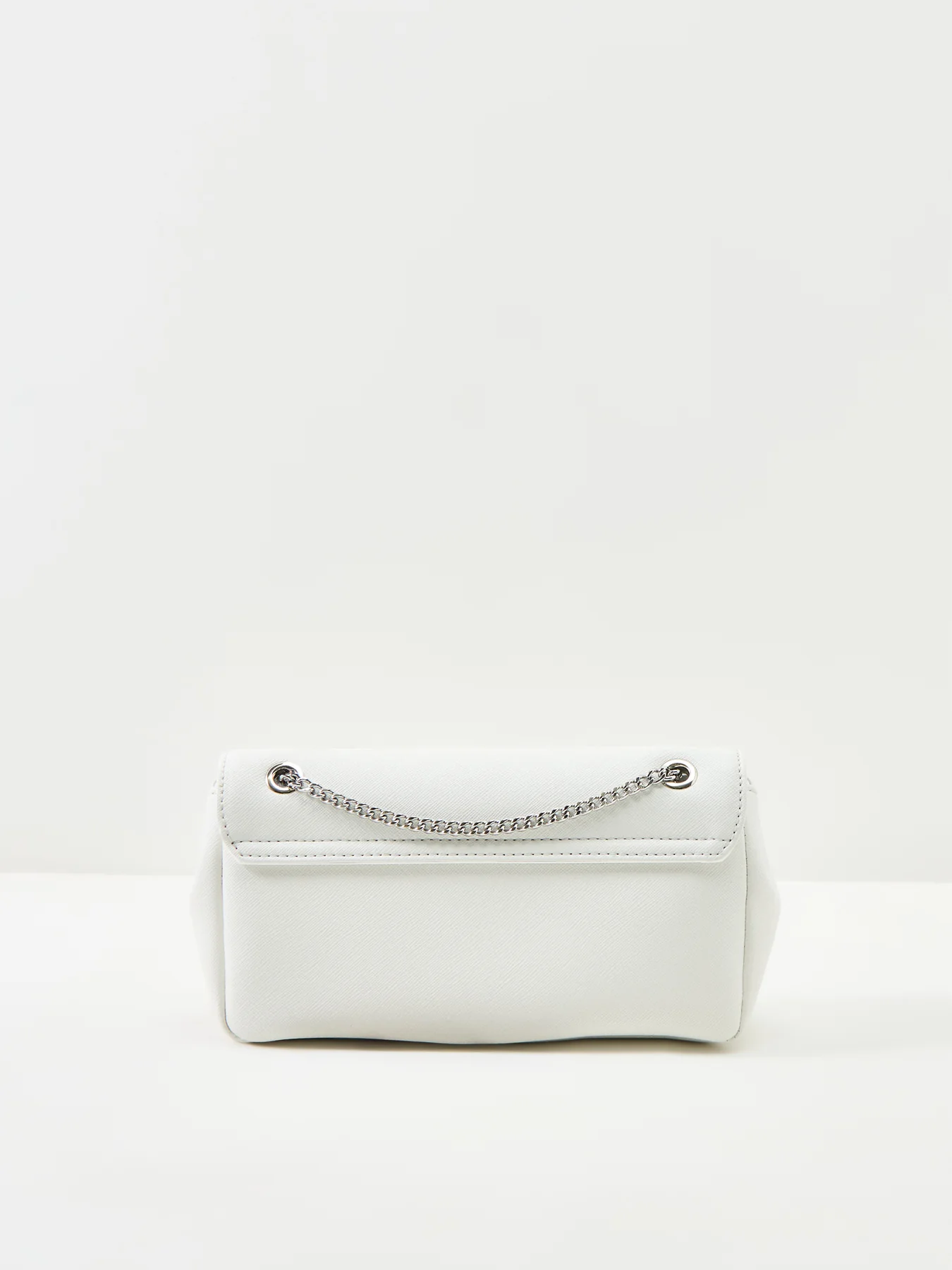 Chain Crossbody Bag White - Image 2