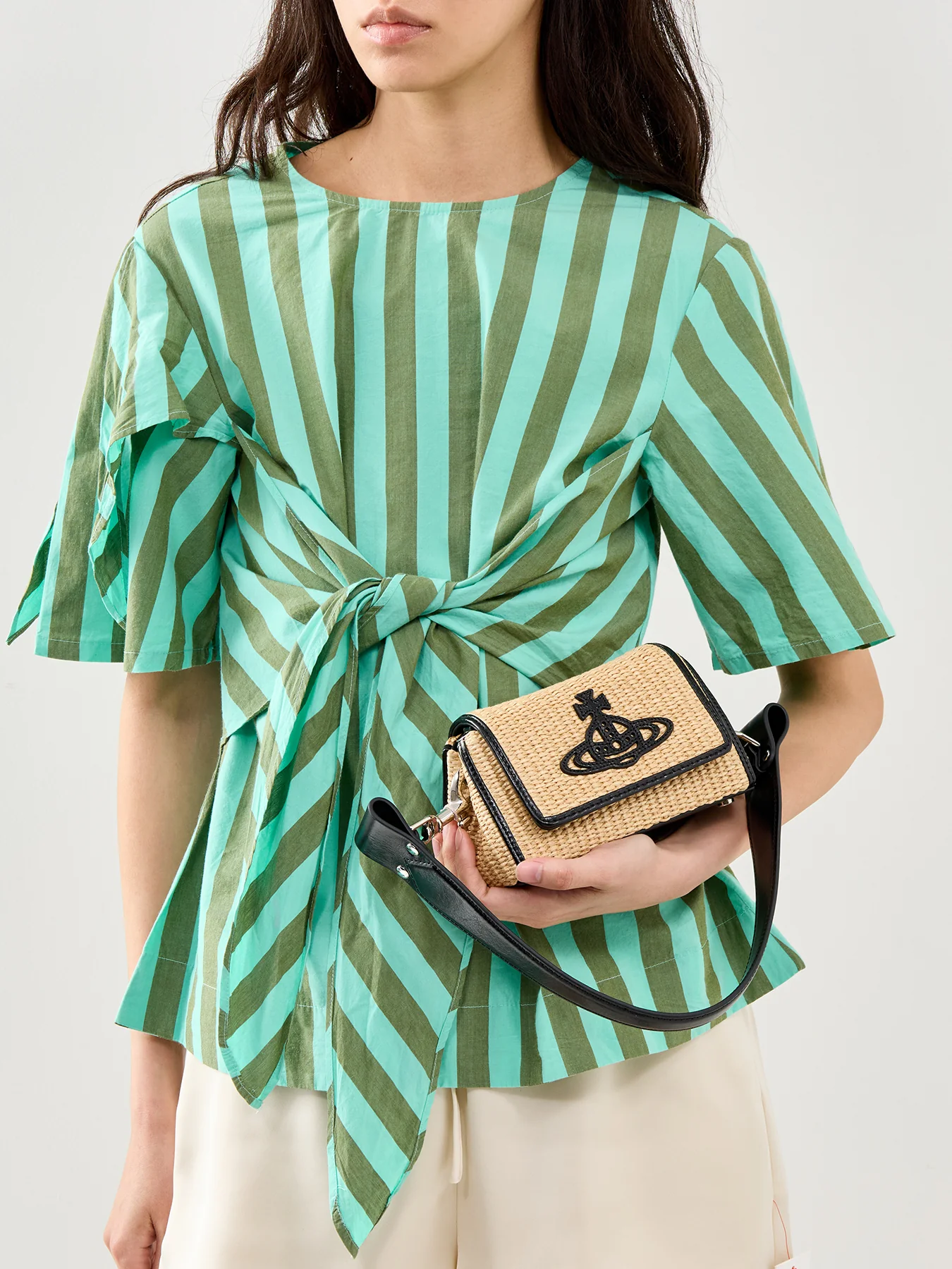 Hazel Small Handbag Beige - Image 2