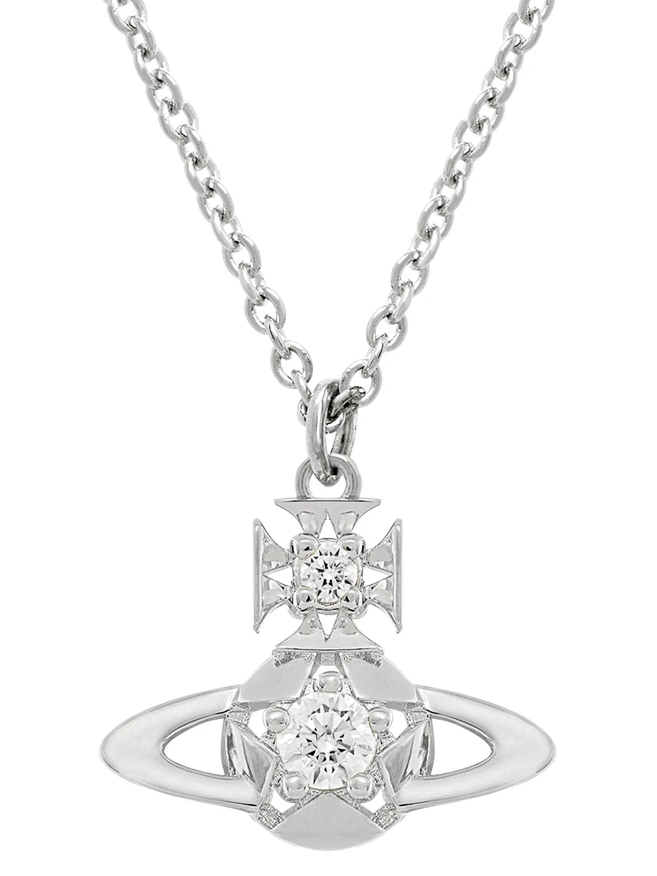 Lee Orb Pendant Necklace Silver - Image 3