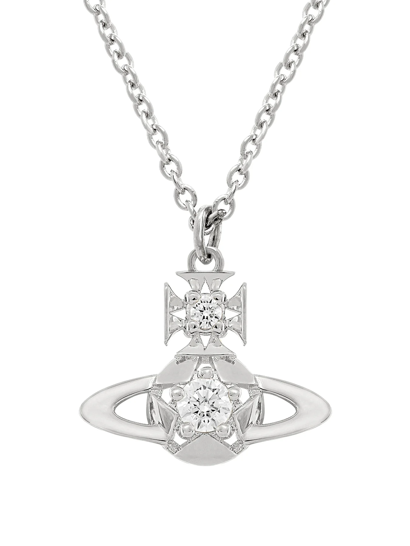 Lee Orb Pendant Necklace Silver - Image 4