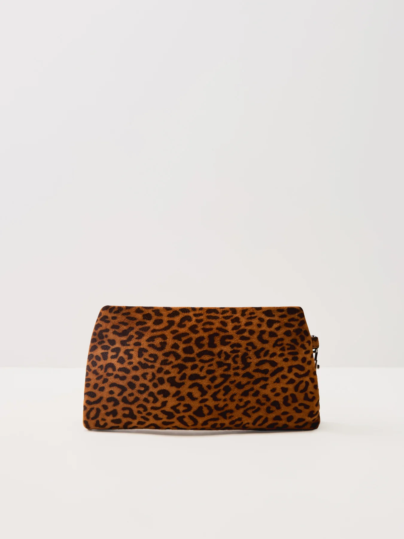 Sadie Wristlet Pouch Leather Leopard - Image 3