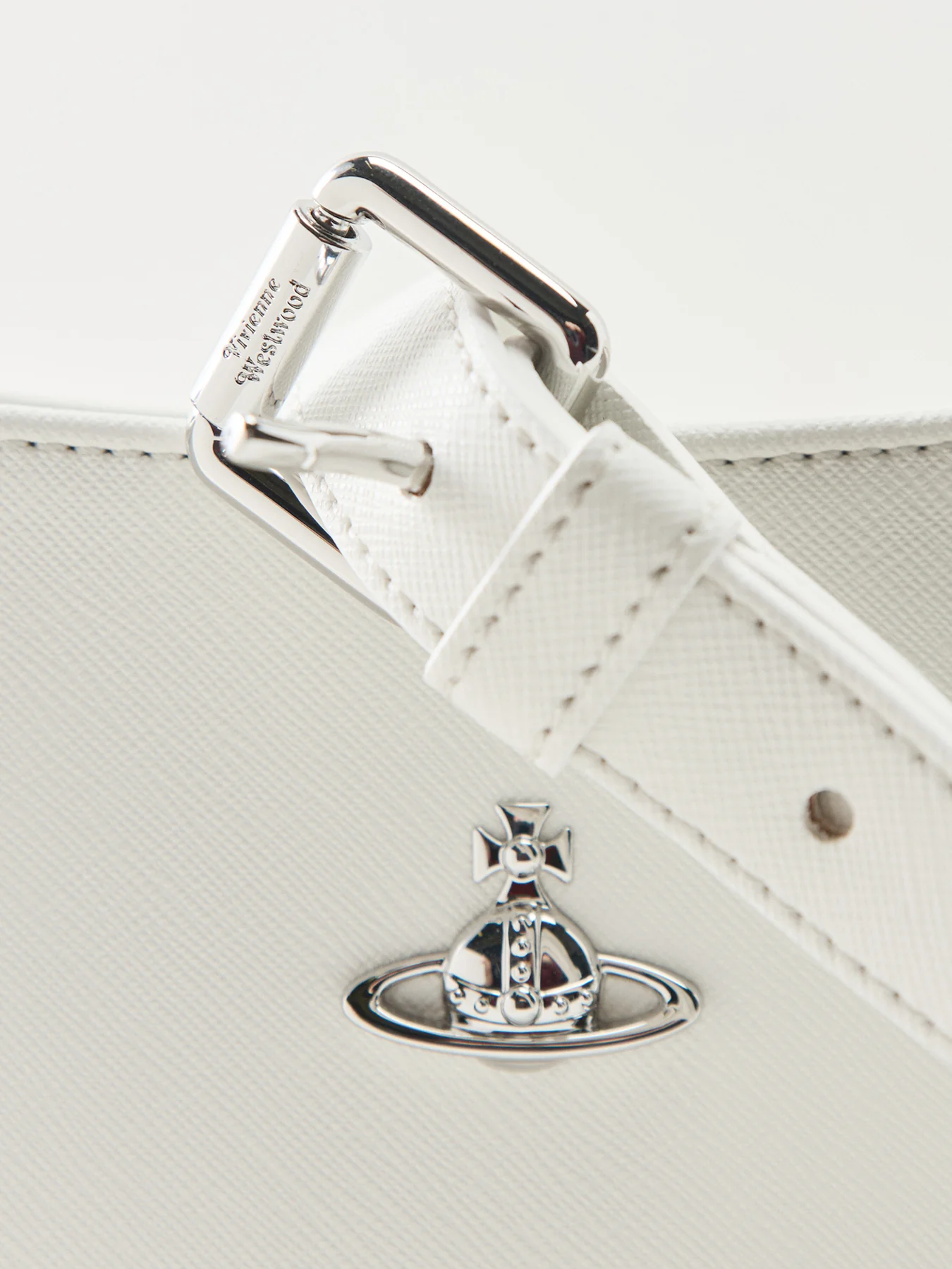 Tasha Shoulder Phone Bag White - Image 5