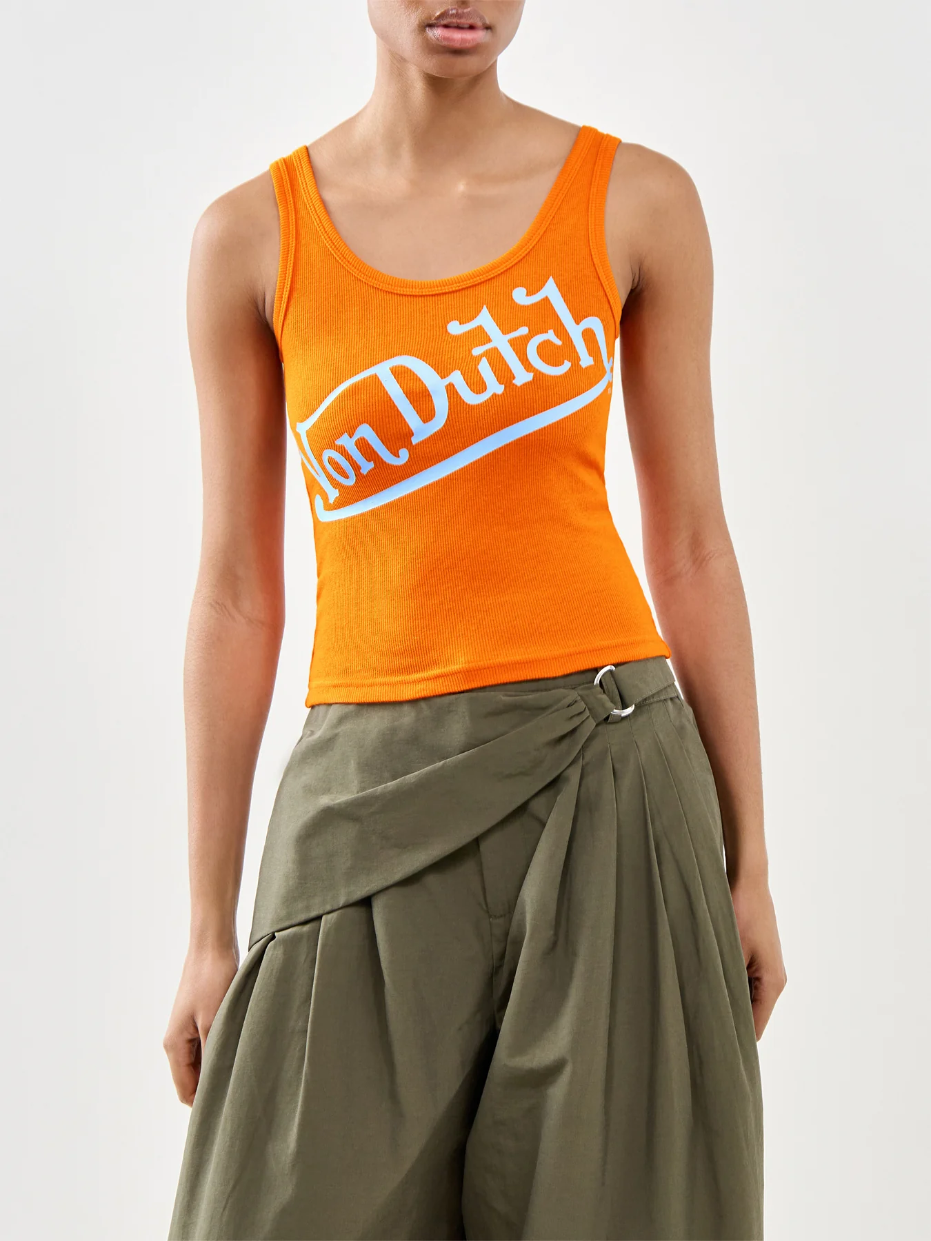 Contrast Tank Orange - Image 4