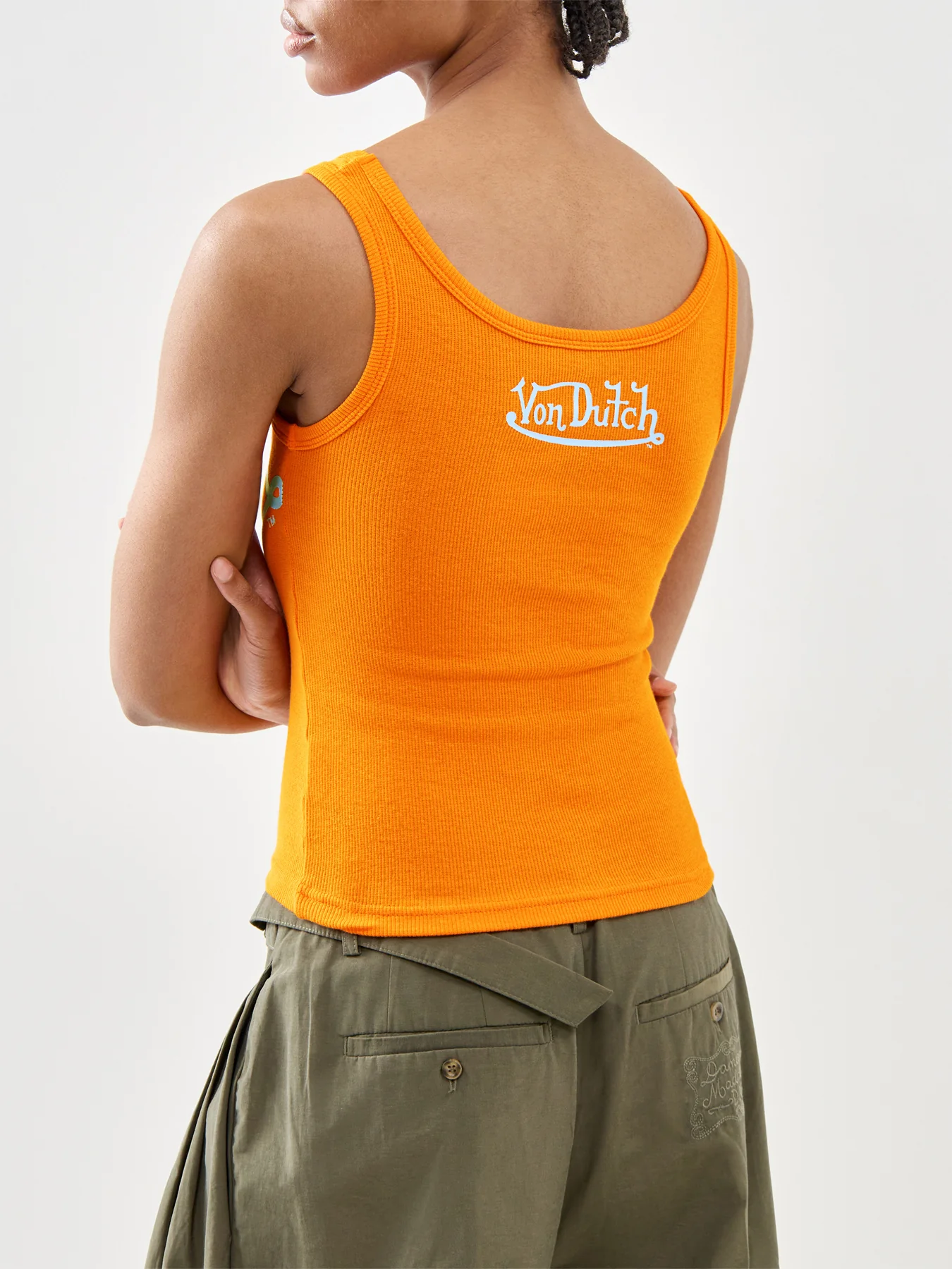 Contrast Tank Orange - Image 5
