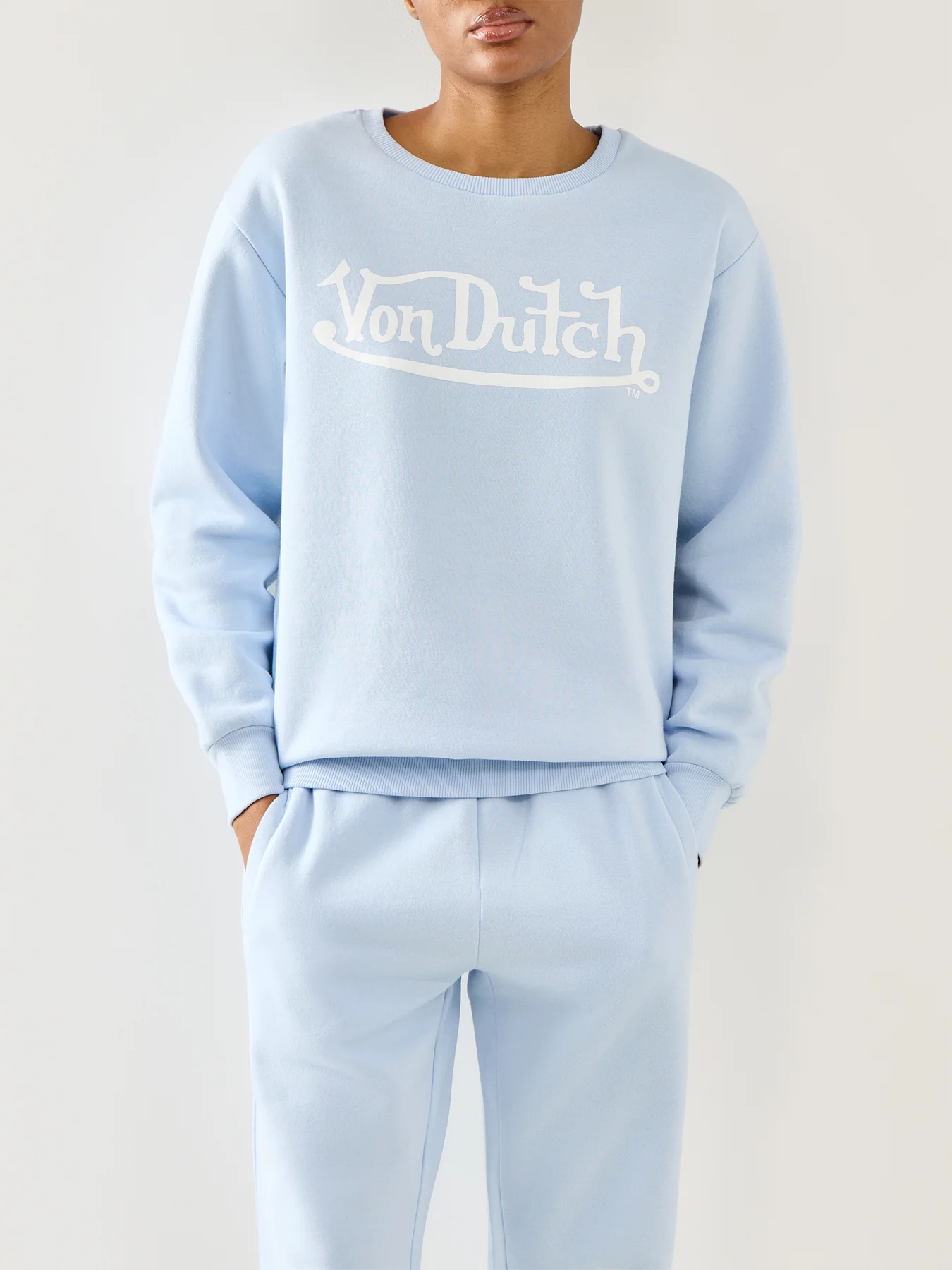 Classic Logo Sweatshirt Blue - Image 4