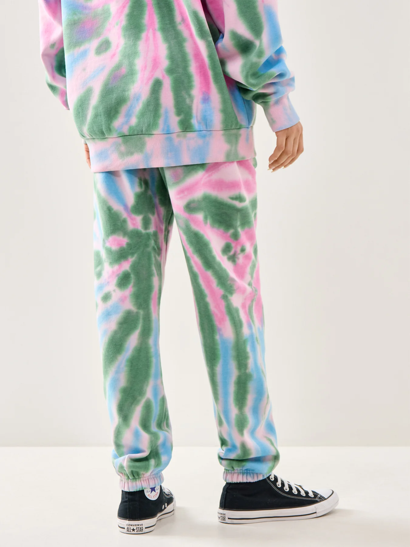 Tie-Dye Cuff Relaxed Joggers Multi - Image 5