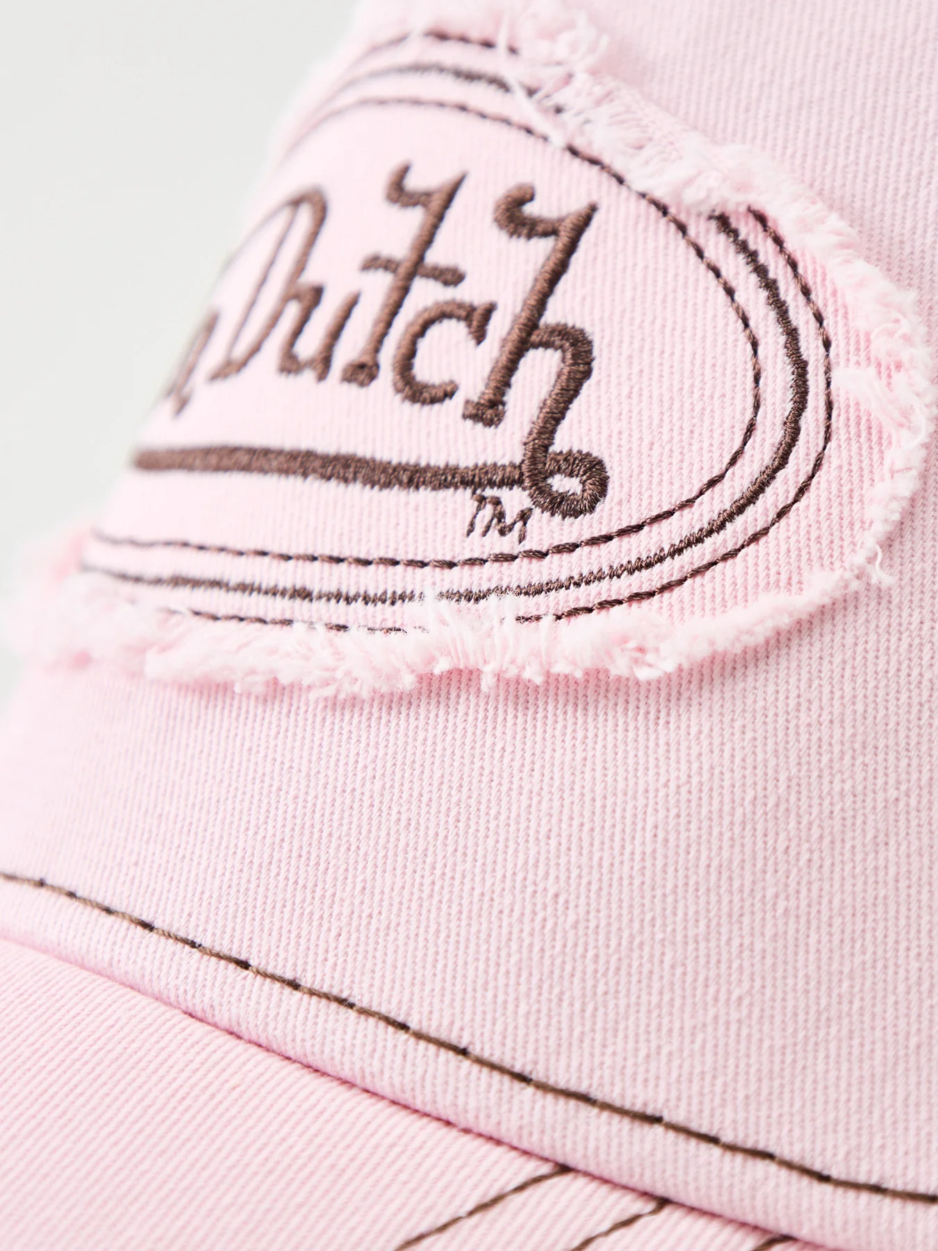 Distressed Logo Cap Pink - Image 3