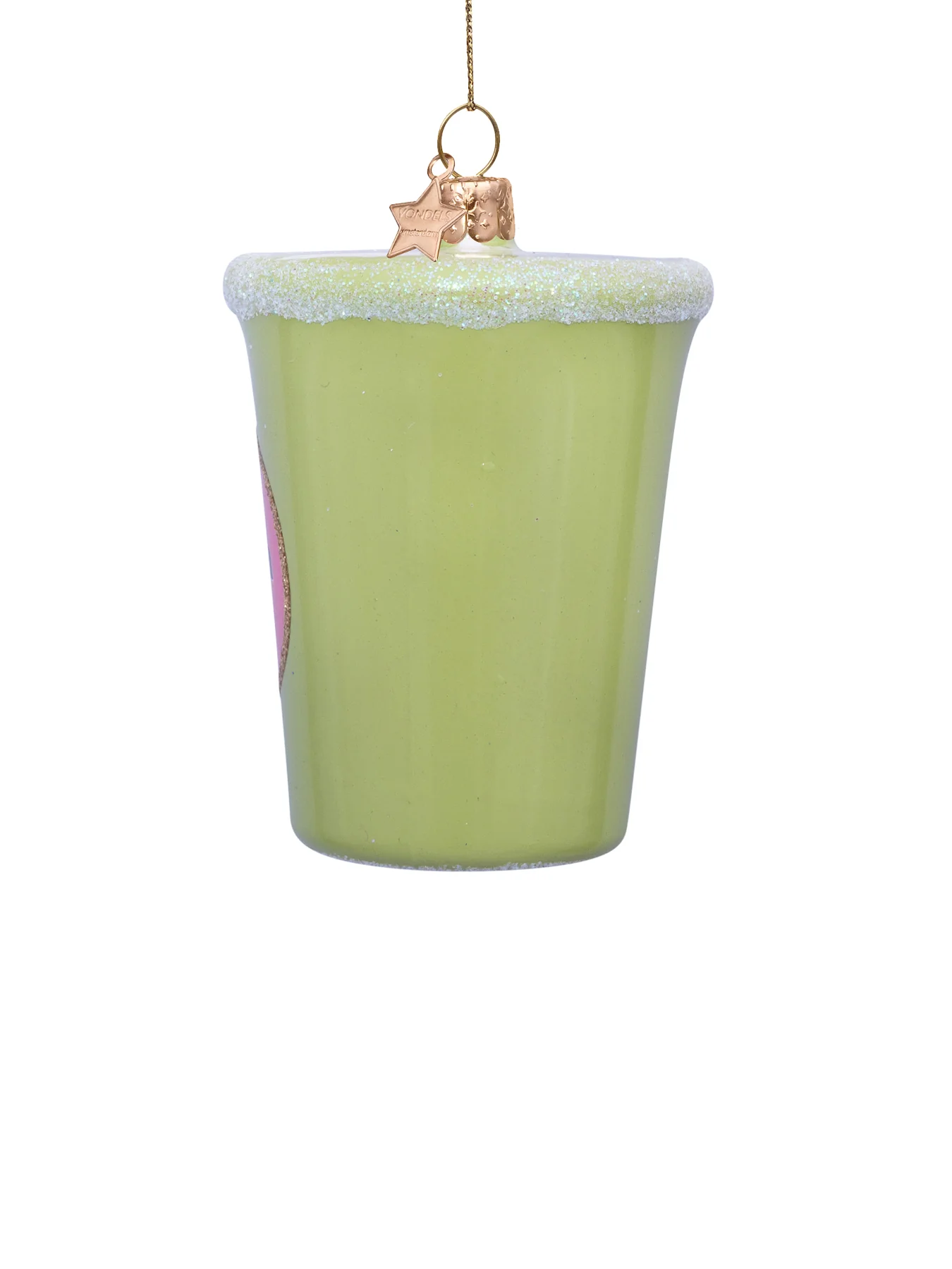 Matcha Tea Latte Green Christmas Hanging Decoration - Image 2