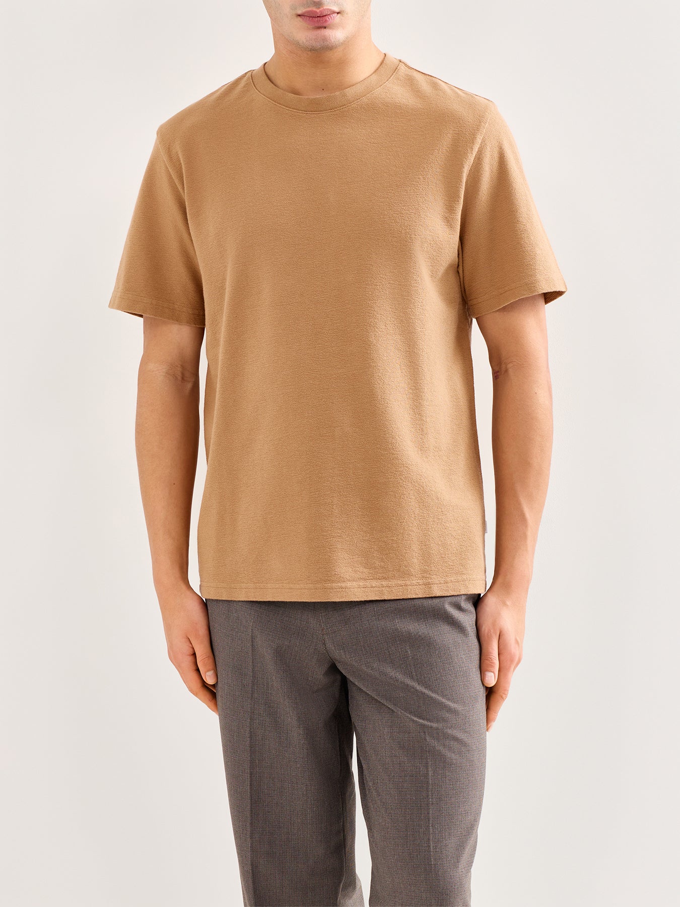 Dean Short Sleeve Tee Tan - Image 4