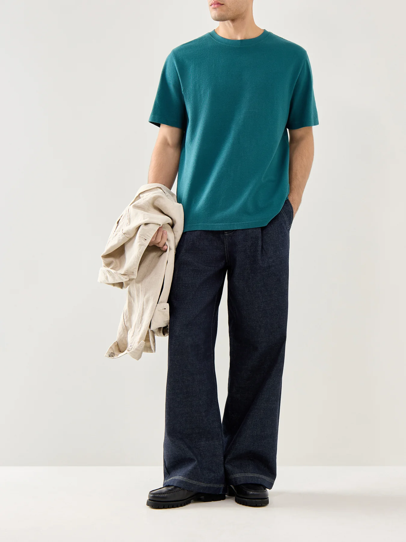 Dean Short Sleeves Tee Teal - Image 2