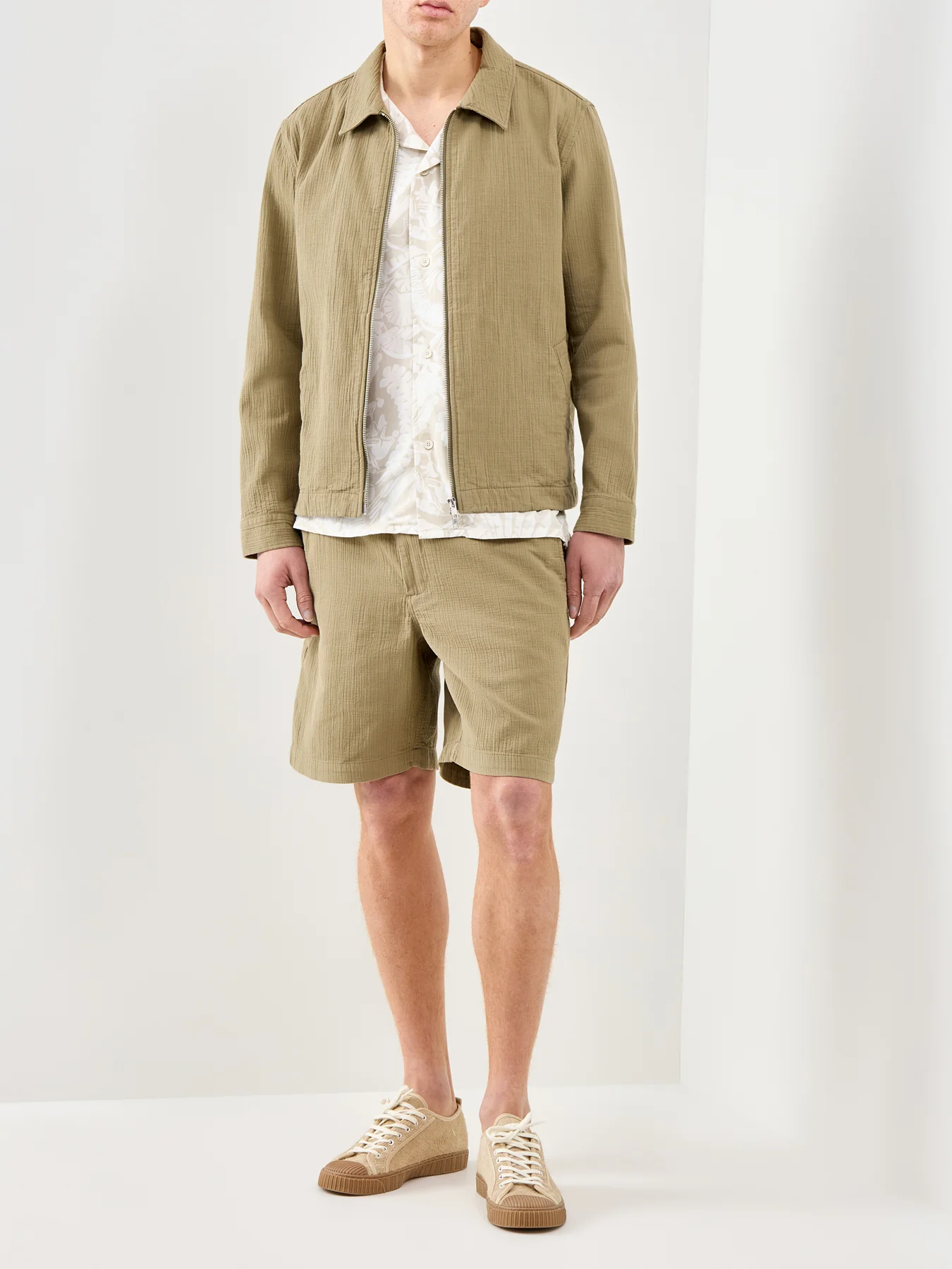 Eldon Chore Jacket Khaki - Image 2