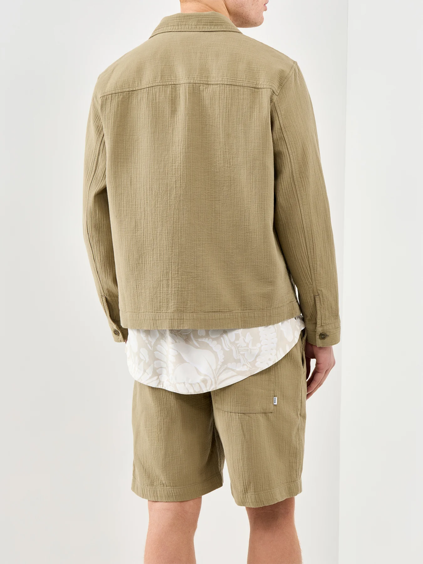 Eldon Chore Jacket Khaki - Image 5