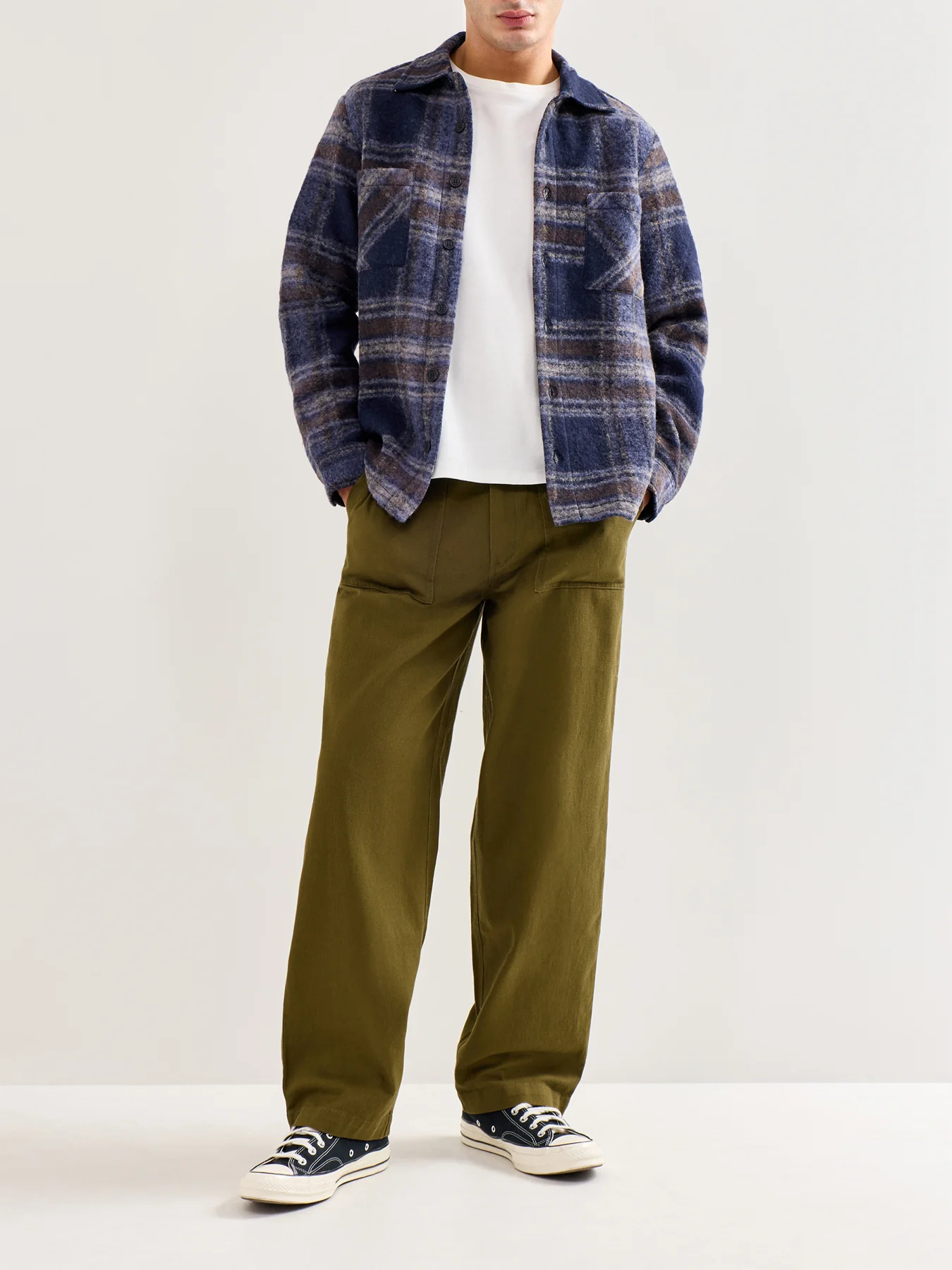 Whiting Overshirt Navy - Image 2