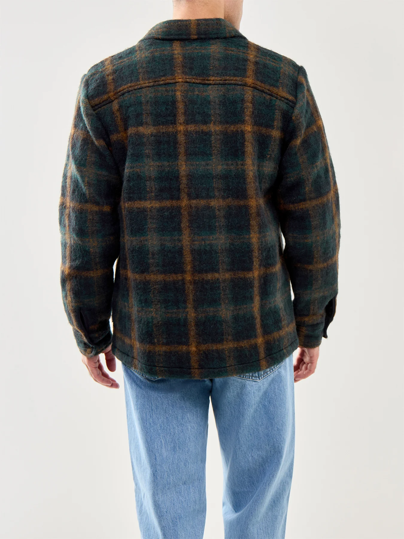 Whiting Overshirt Teal / Orange - Image 5