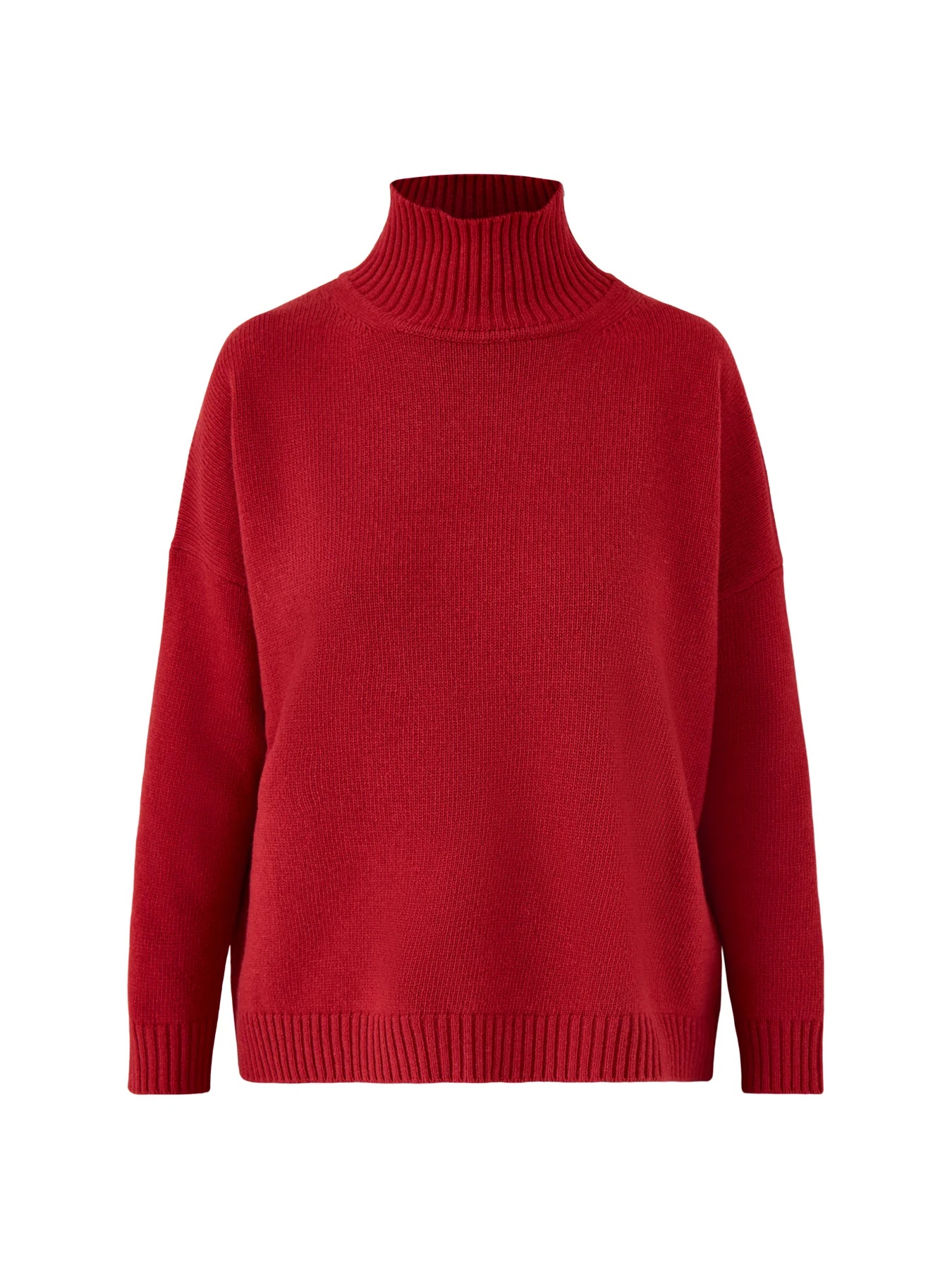 Borgia High Neck Knitwear Berry Red
