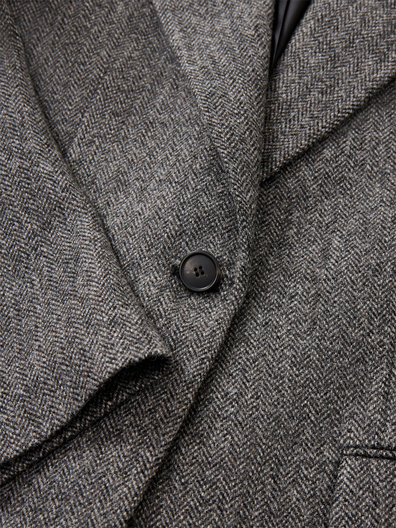 Tronto Shoulder Paf Blazer Dark Grey Wool - Image 3