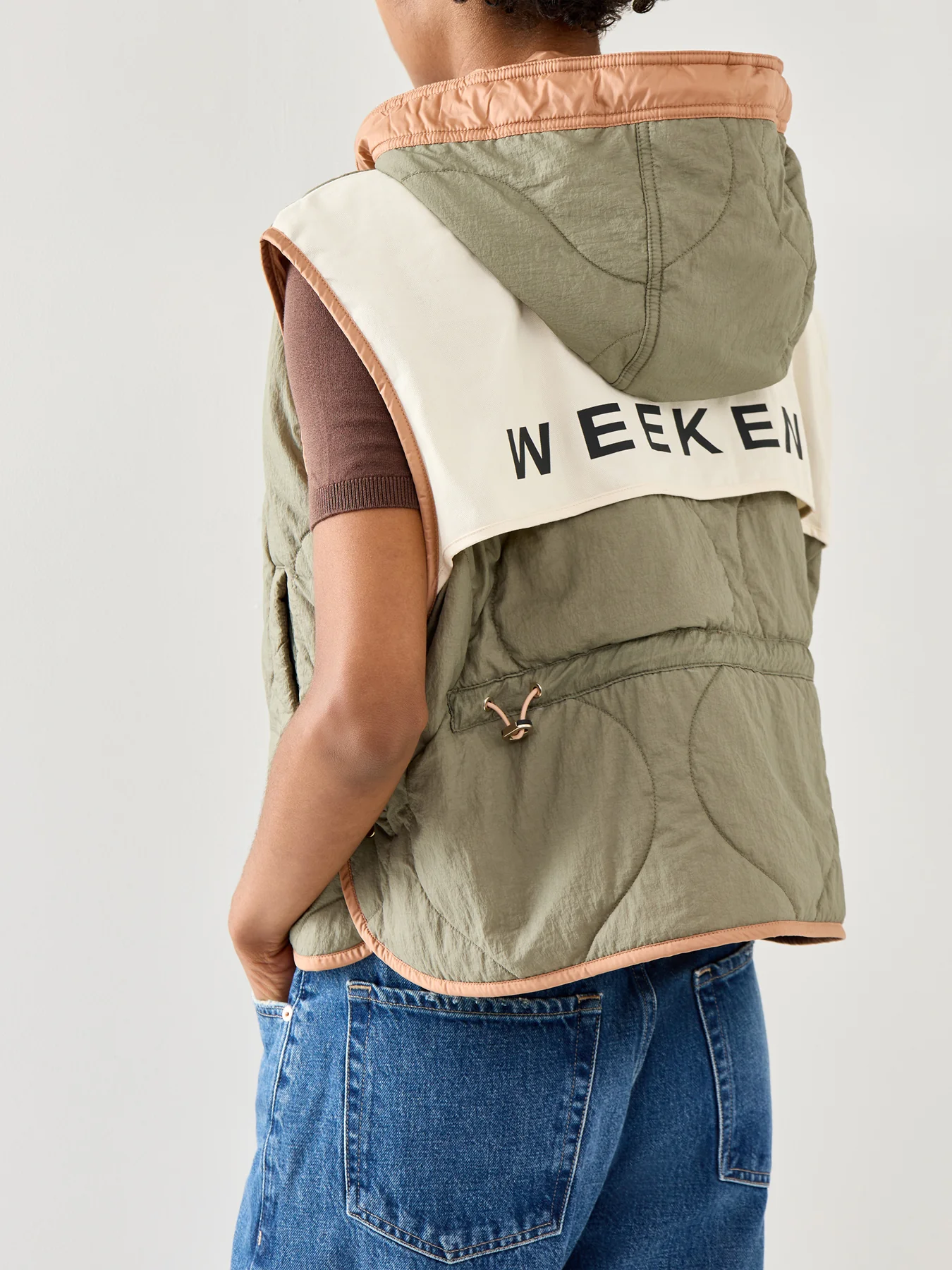 Weekend Levante Gilet Reversible Tan - Image 3