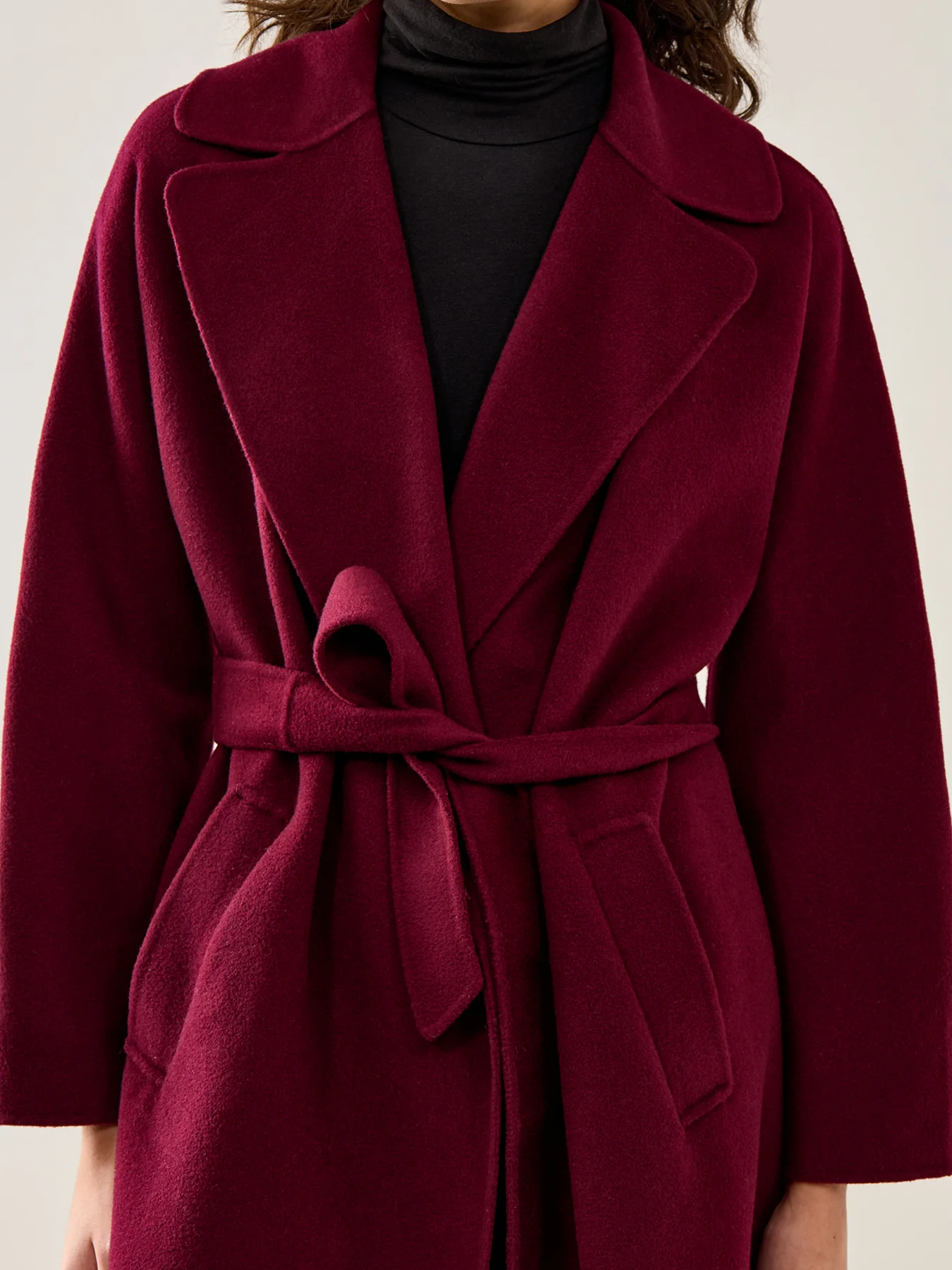 Civada Coat Bordeaux - Image 3