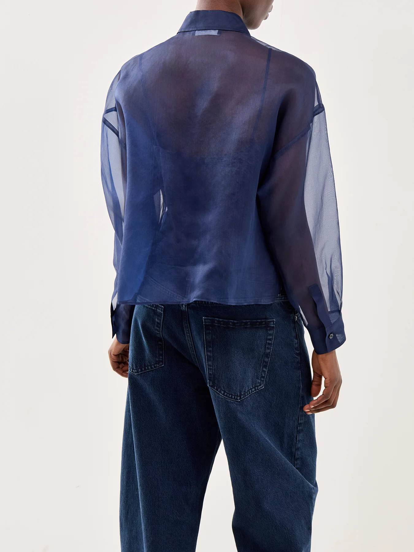 Colomba Shirt Top Navy - Image 5