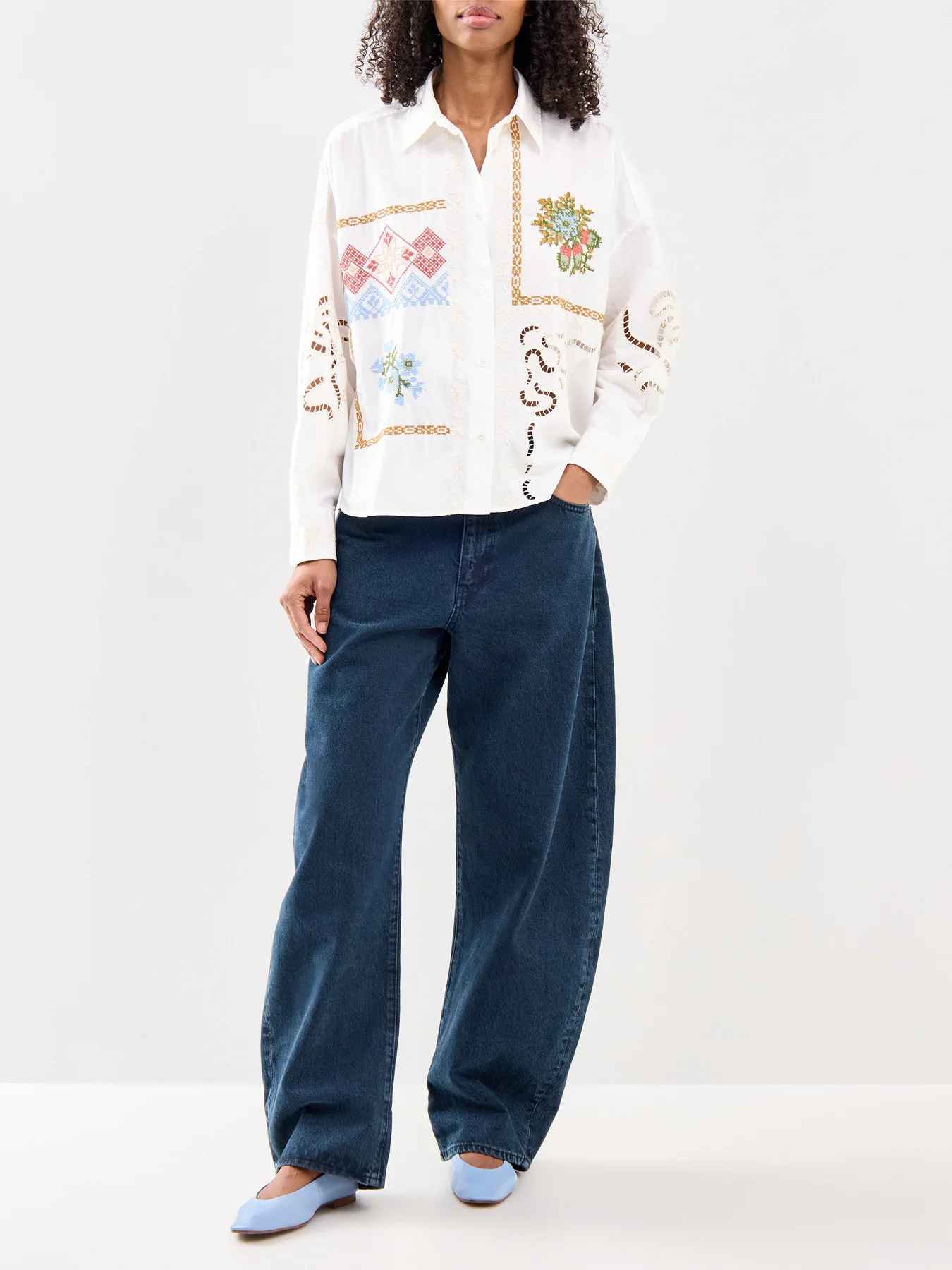 Cotton Shirt White - Image 2
