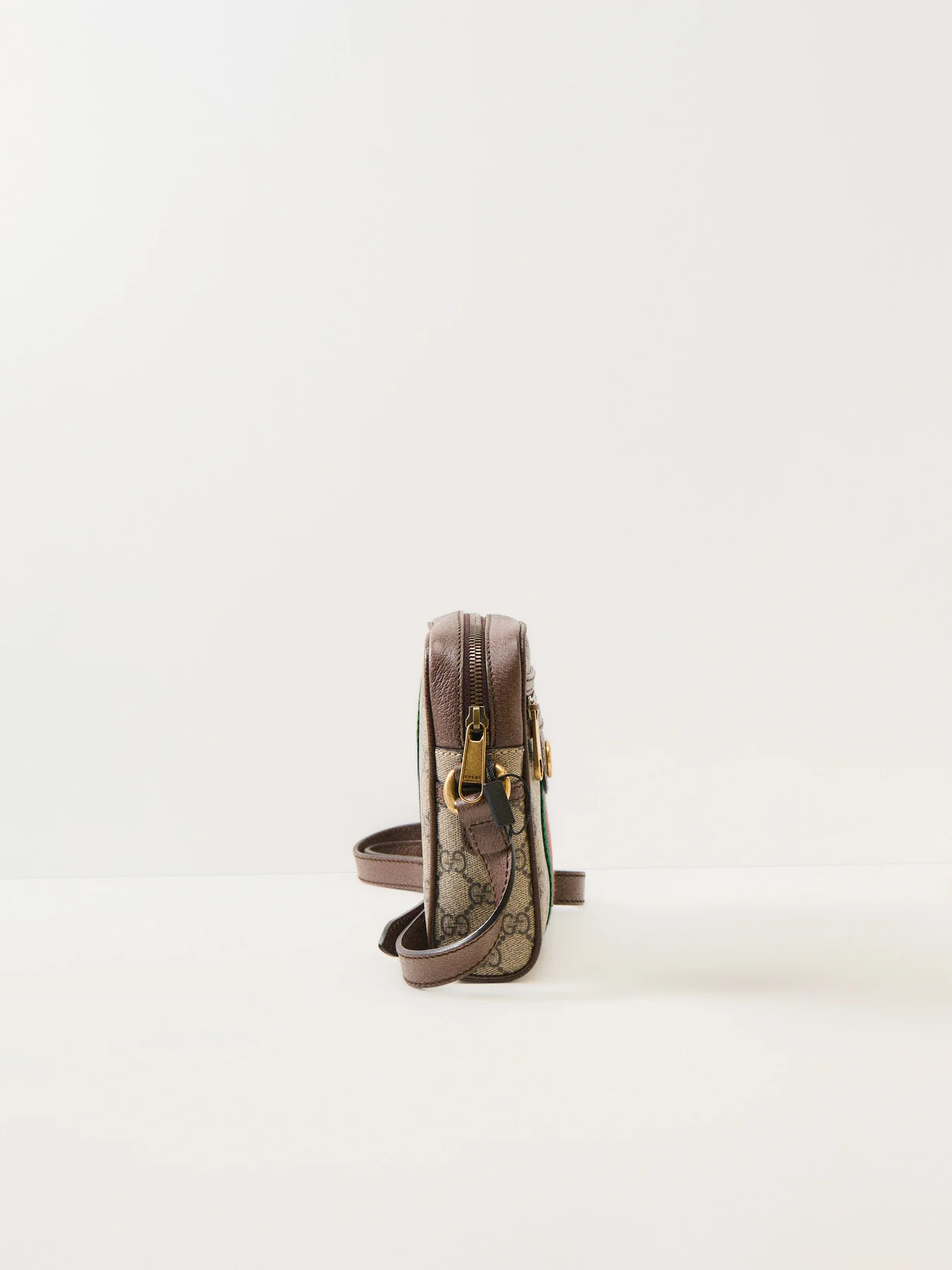 Vintage Gucci Ophidia GG Mini Messenger Brown - Image 4