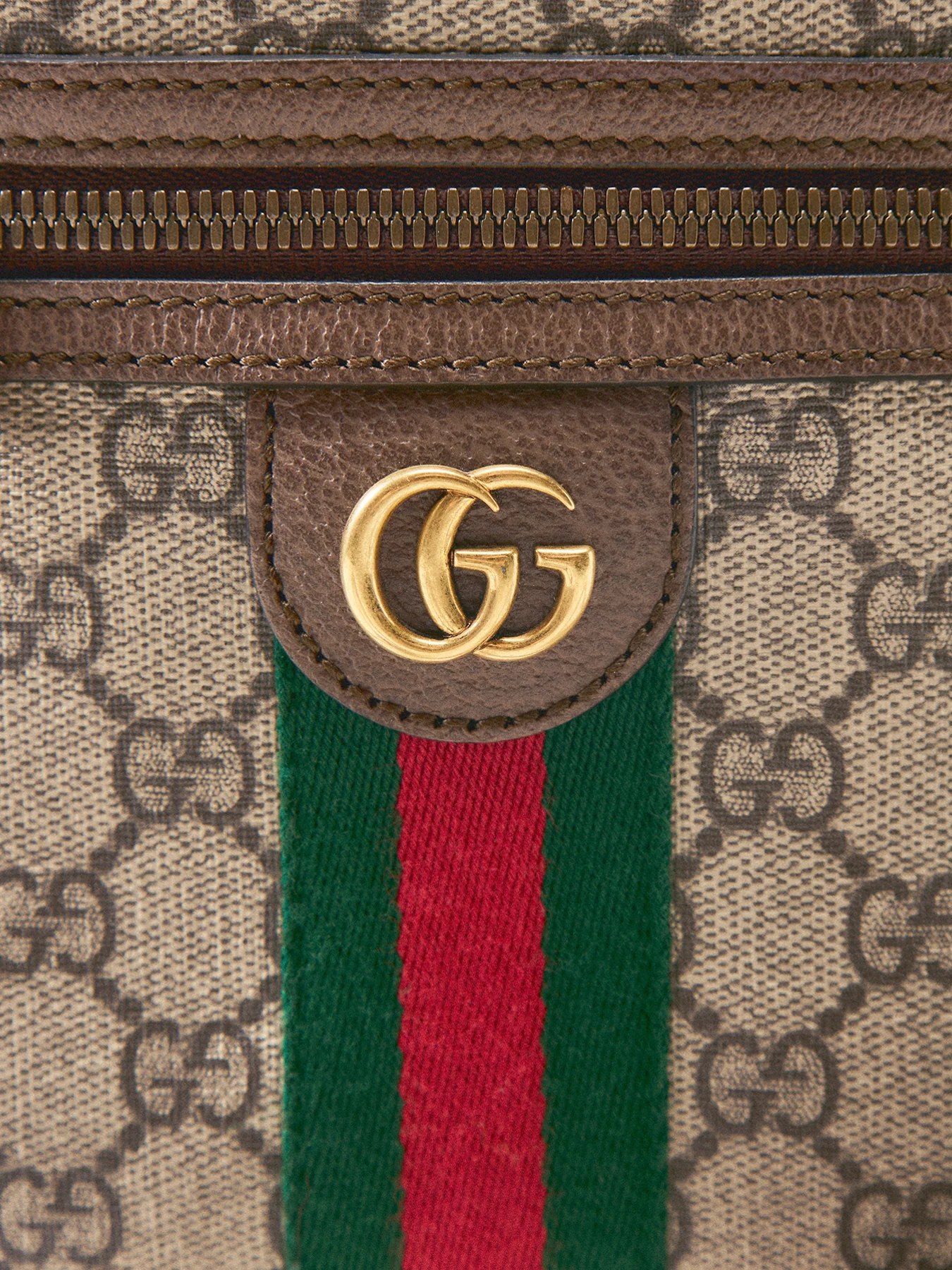 Vintage Gucci Ophidia GG Mini Messenger Brown - Image 5