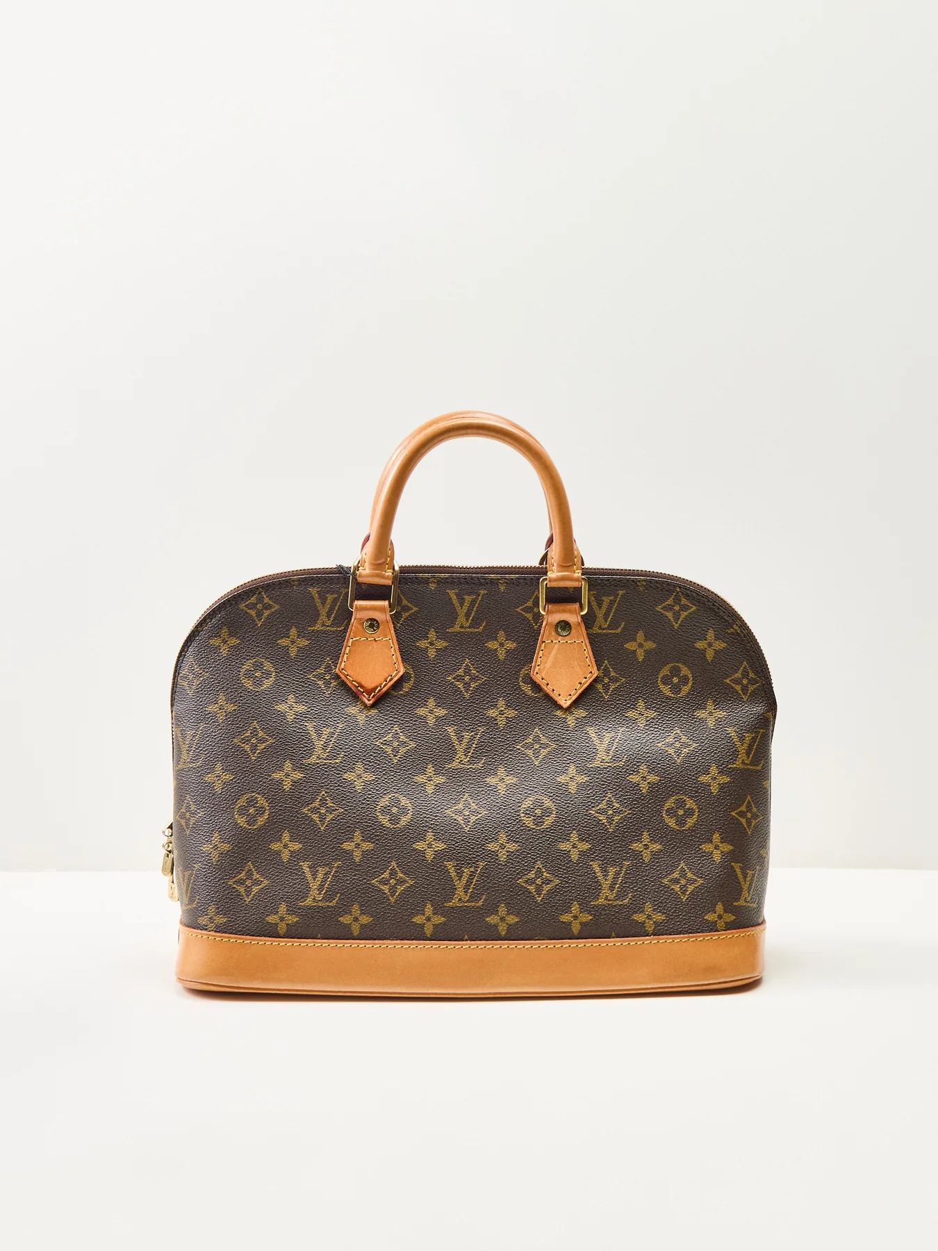 Vintage Louis Vuitton Monogram Alma PM Bag Brown - Image 3