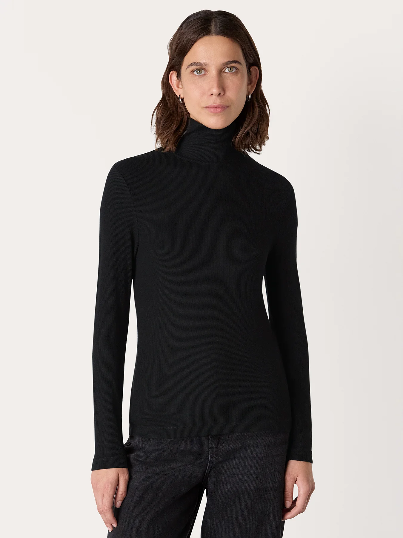 Essential Ribbed Polo Jumper - Image 2