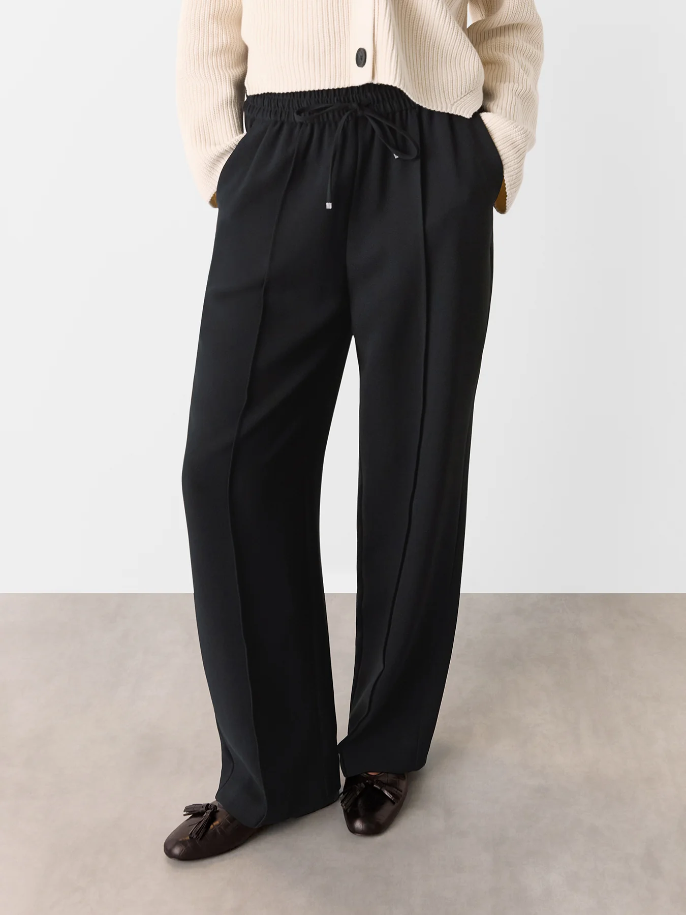 Maria Fluid Crepe Trouser - Image 2