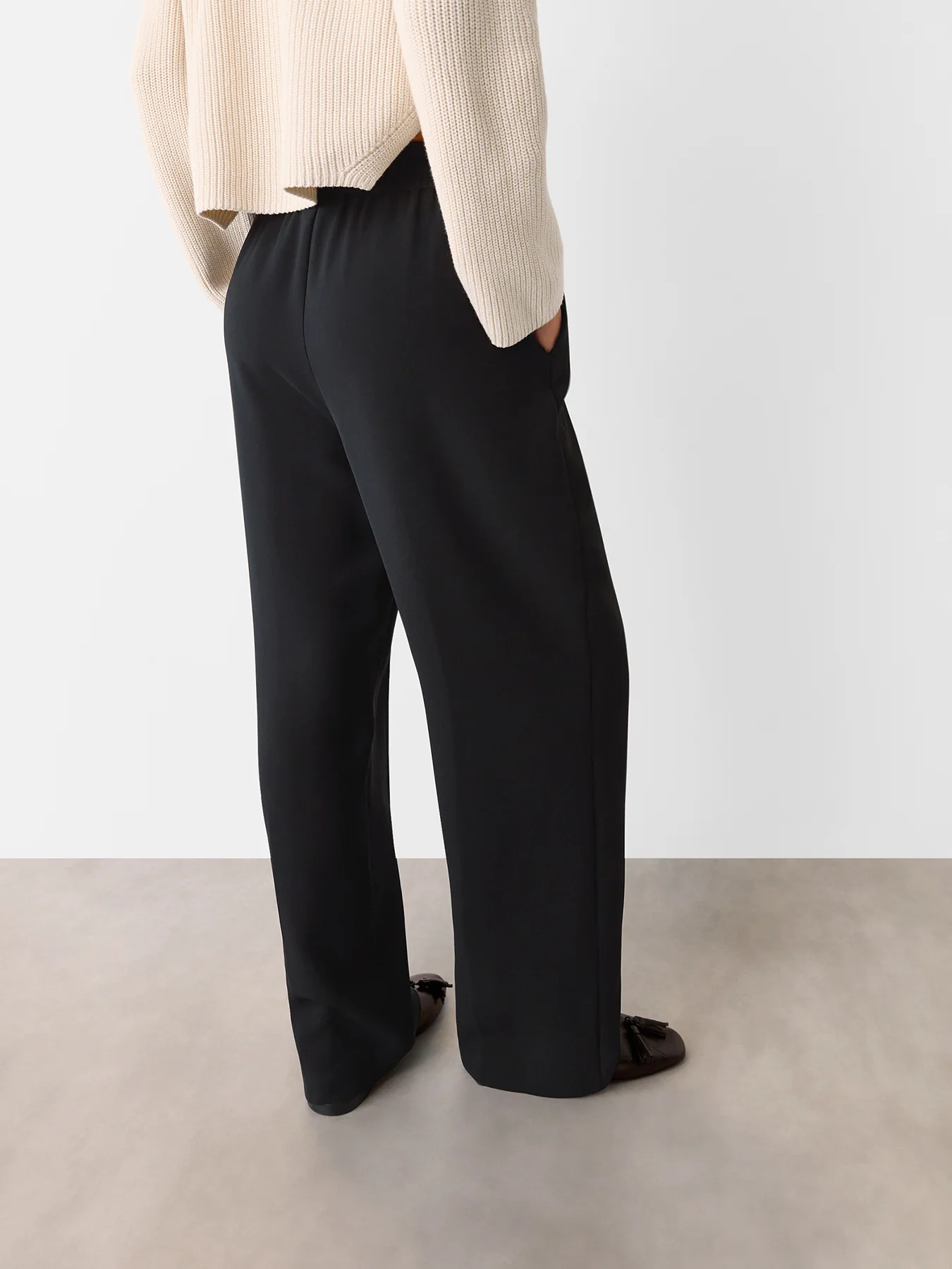 Maria Fluid Crepe Trouser - Image 3