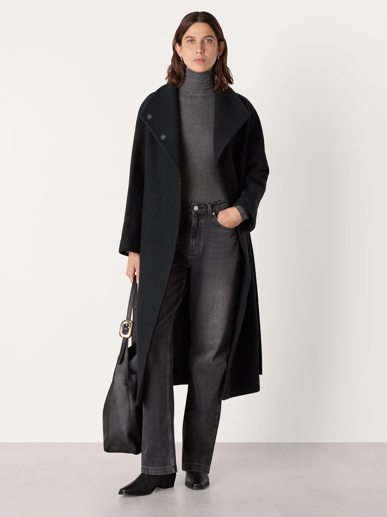 Morgan Funnel Neck Coat - Image 2