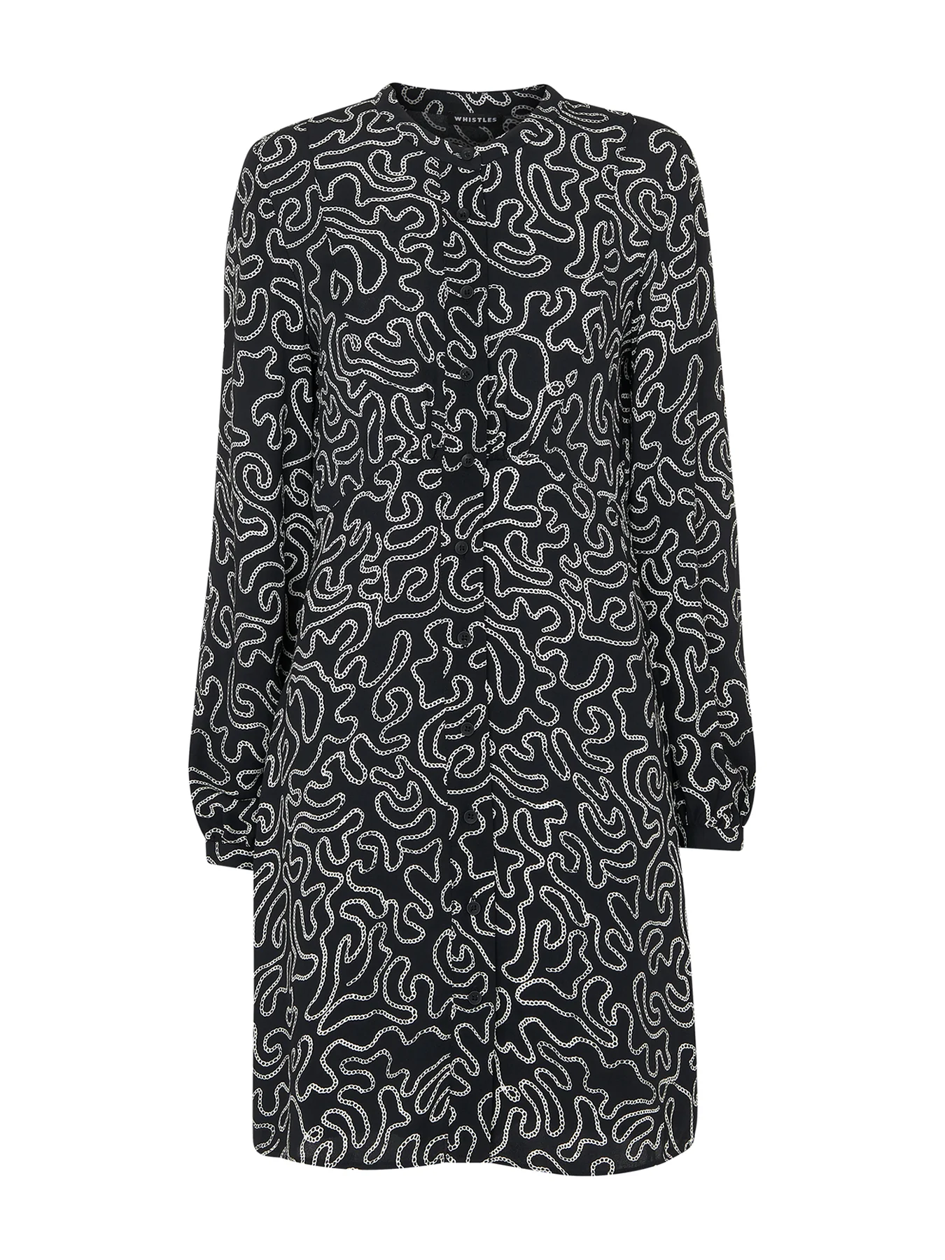 Chain Print Flippy Dress