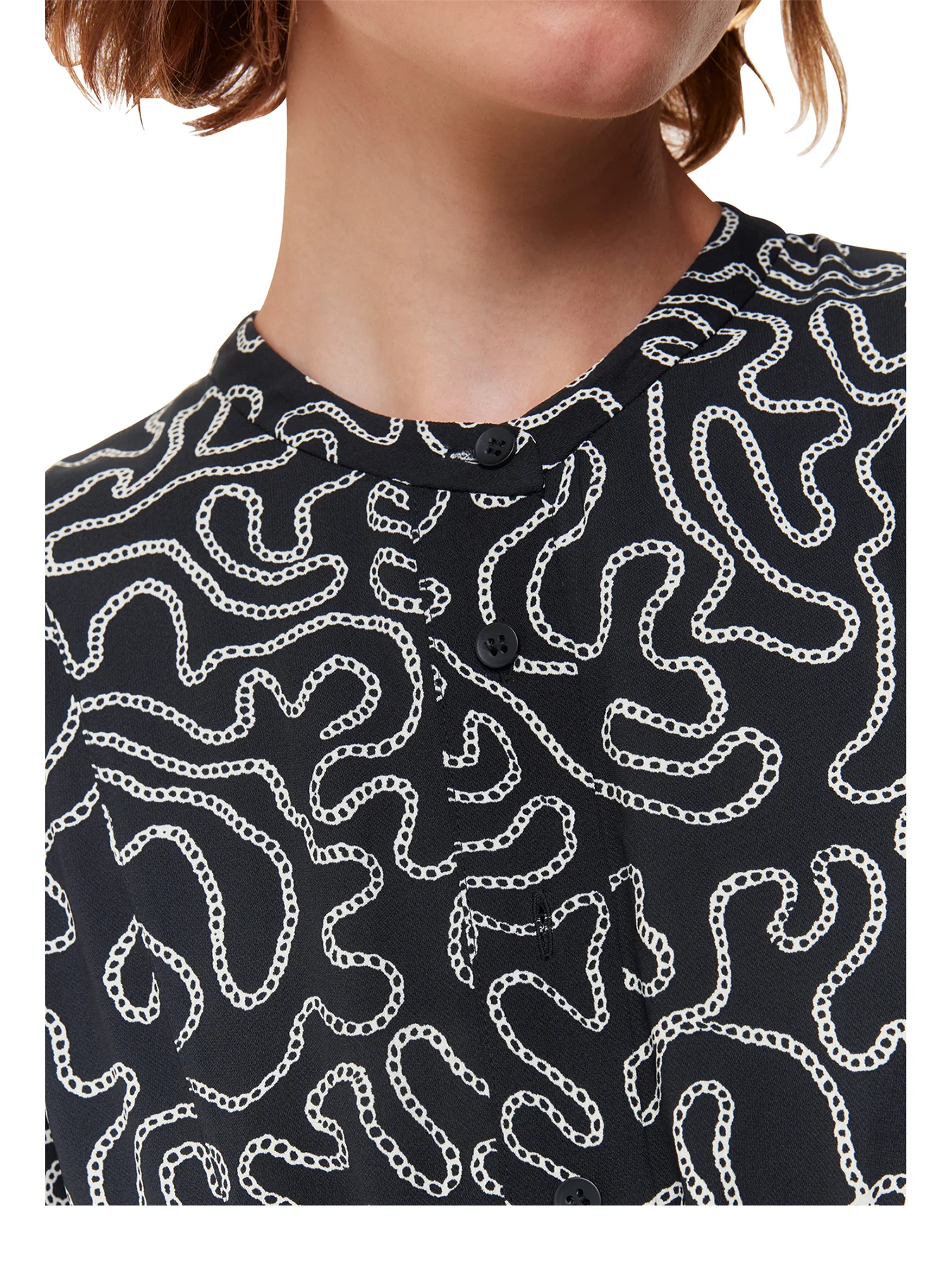 Chain Print Flippy Dress - Image 4
