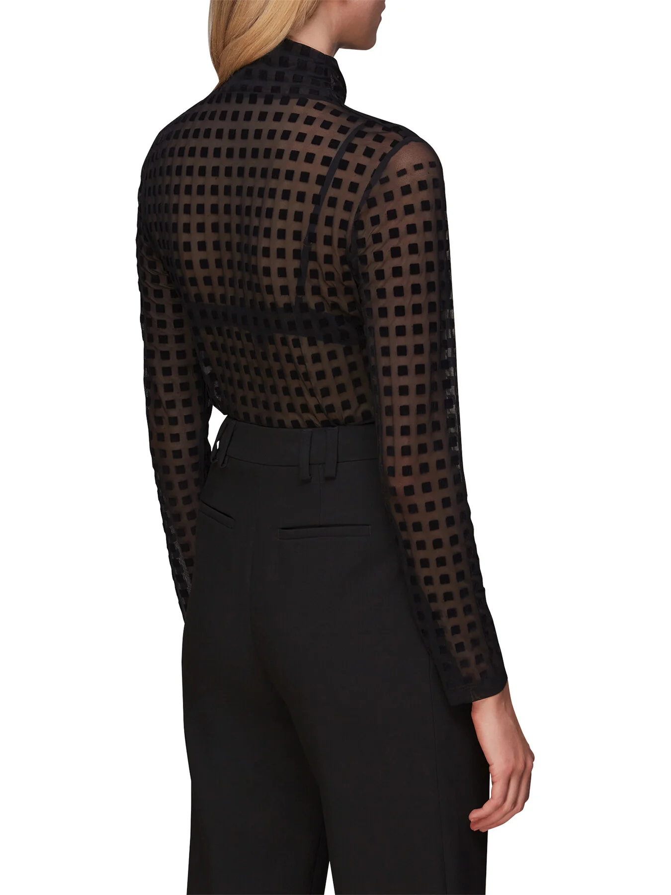 Checked Mesh Top - Image 3