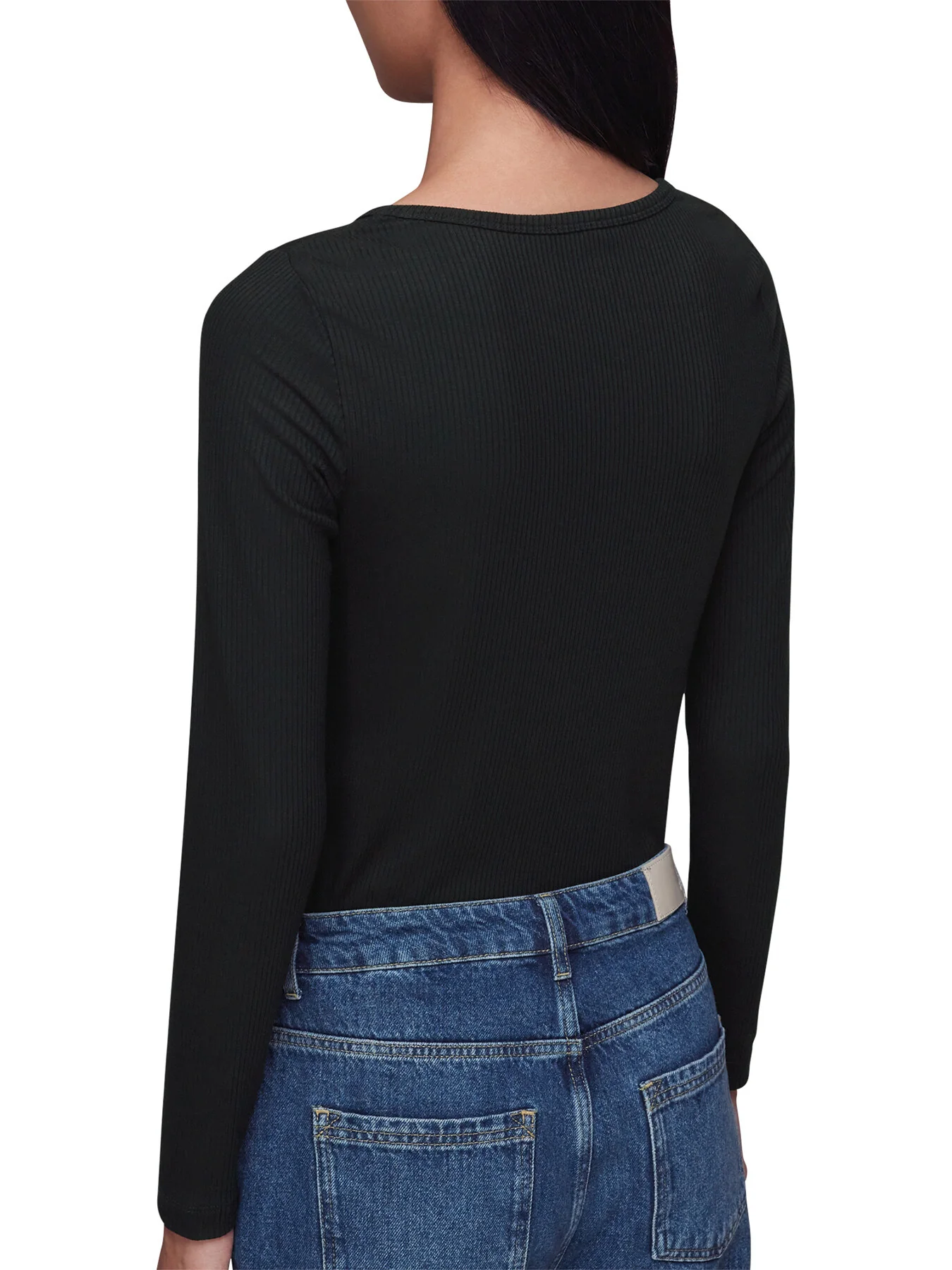 Ribbed Scoop Neck Top - Image 3