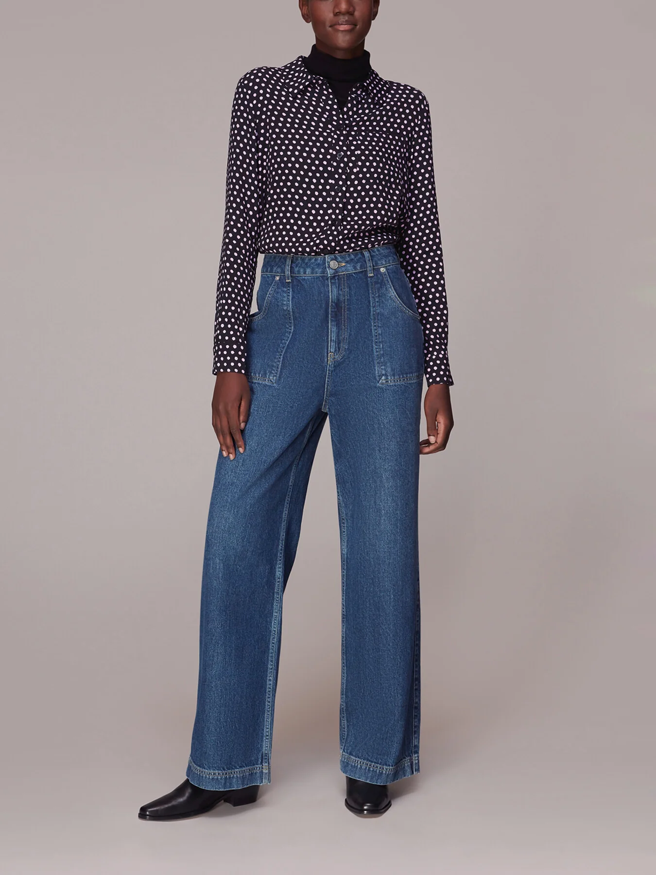 Dotted Spot Print Shirt - Image 6