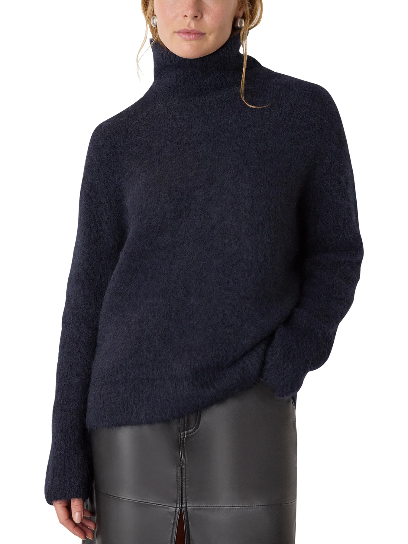Alpaca Blend Funnel Knit - Image 2