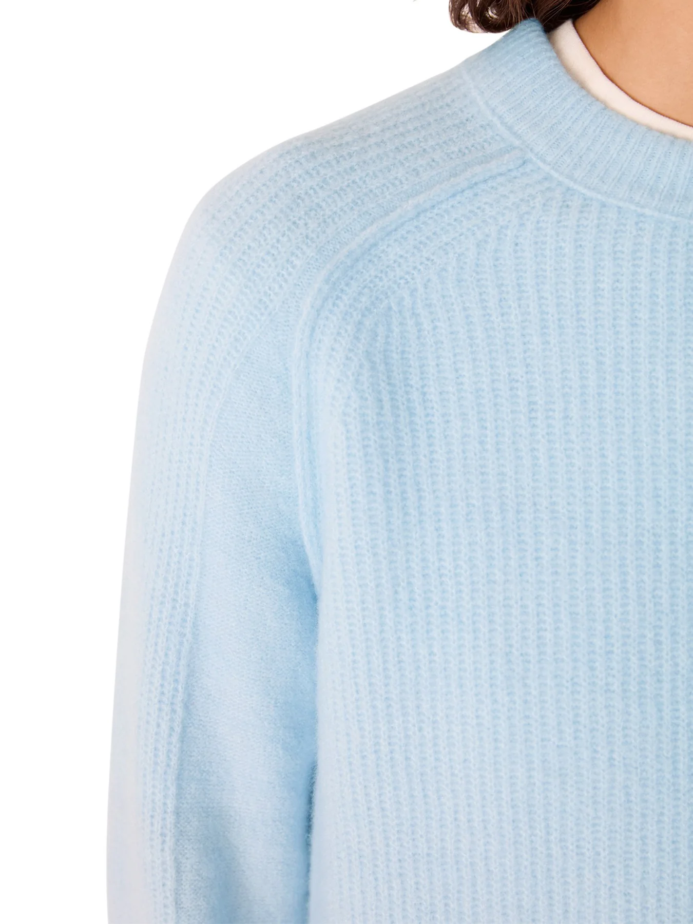 Aria Wool Mix Crew Knit Blue - Image 4
