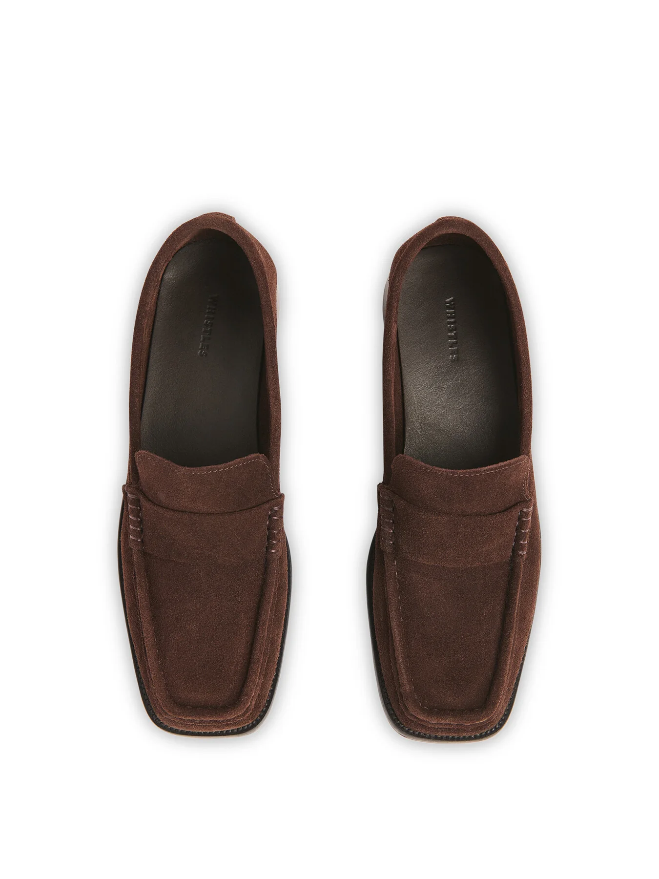 Mora Suede Square Toe Loafer - Image 2