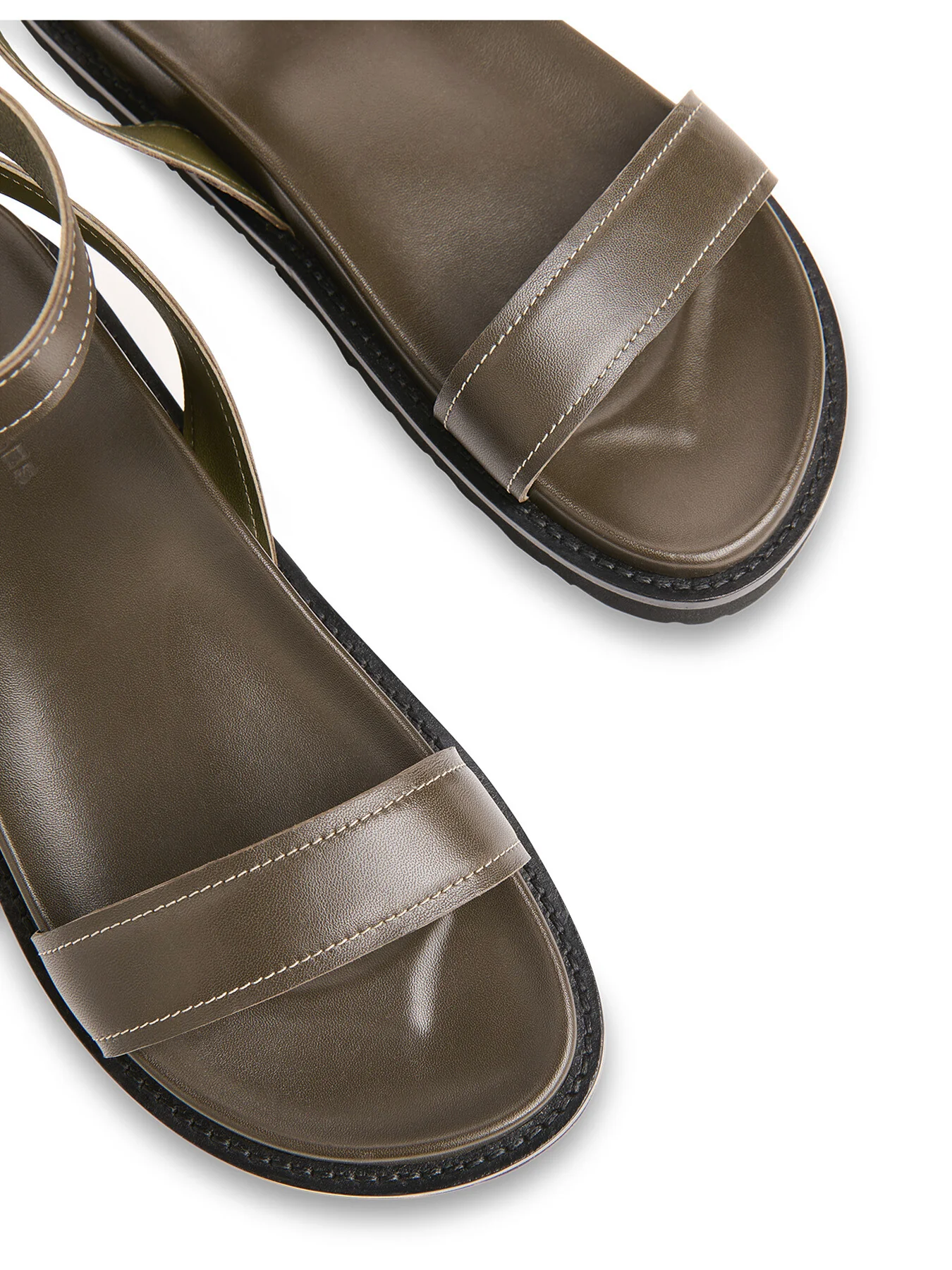 Ottie Contrast Stitch Sandal - Image 3