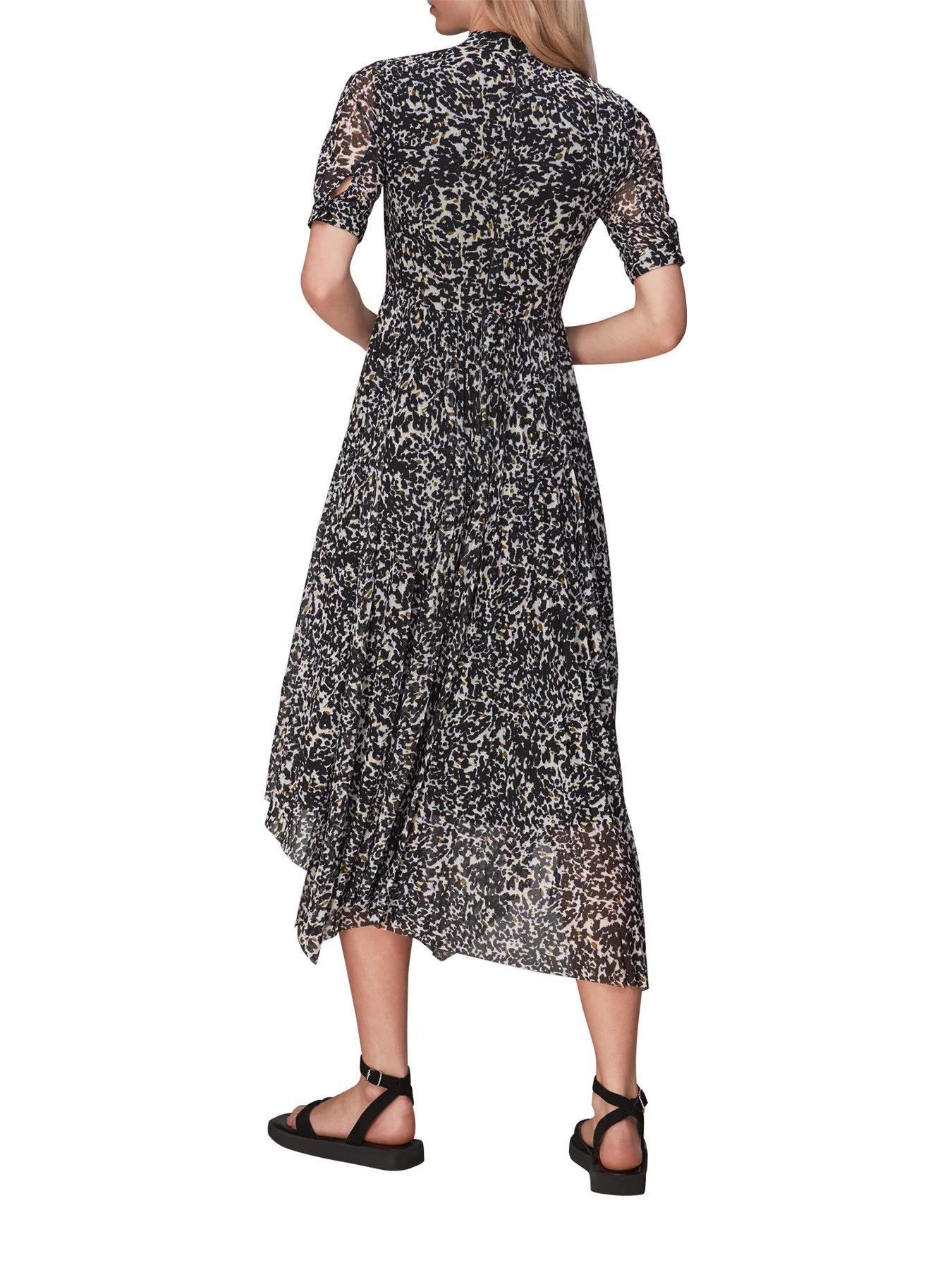 Smudge Cheetah Mesh Dress - Image 3