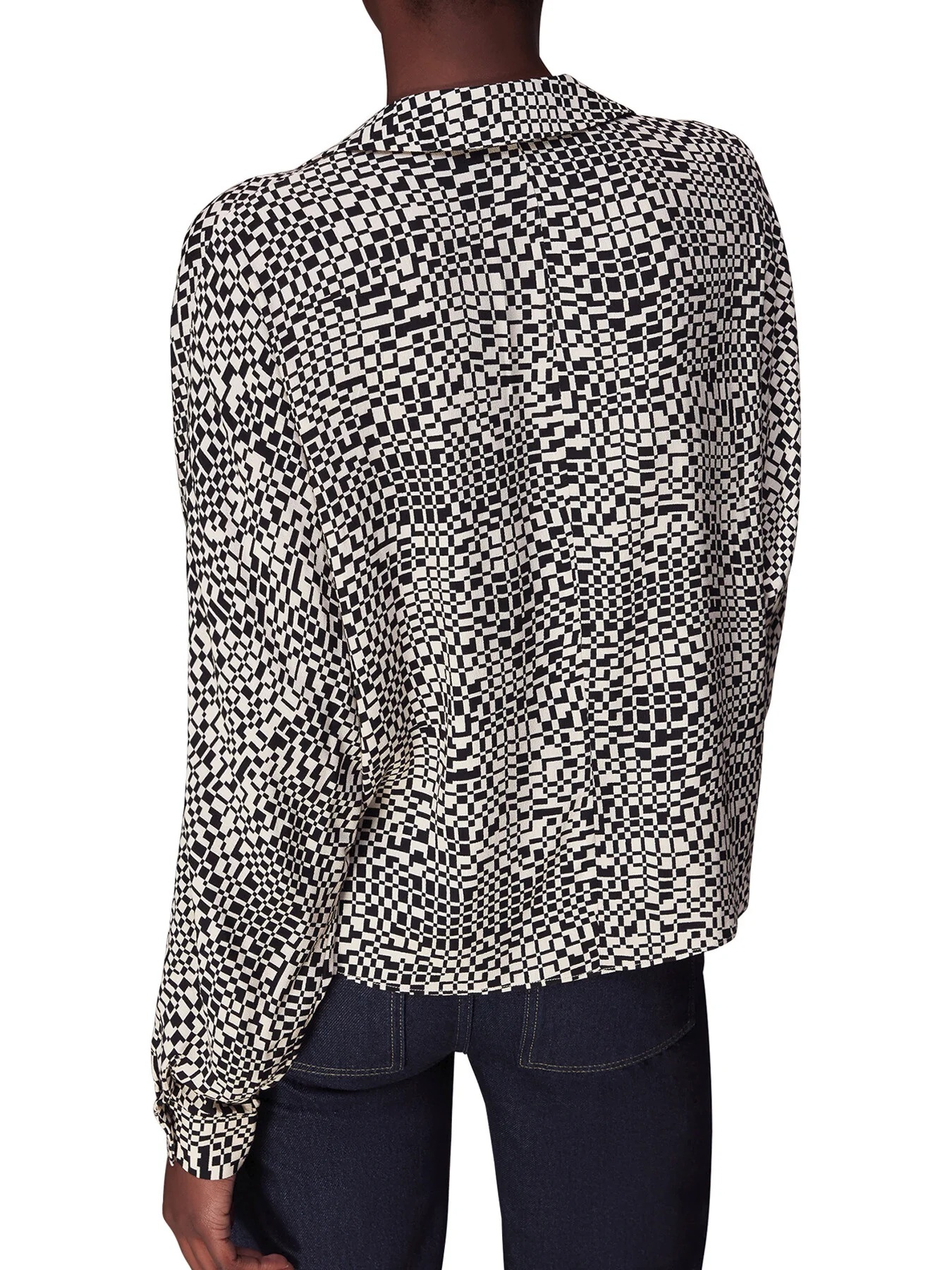 Checkerboard Ramona Blouse - Image 3