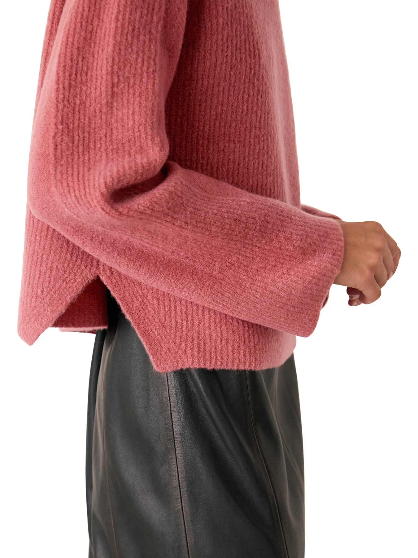 Aria Wool Crew Knit Pink - Image 4