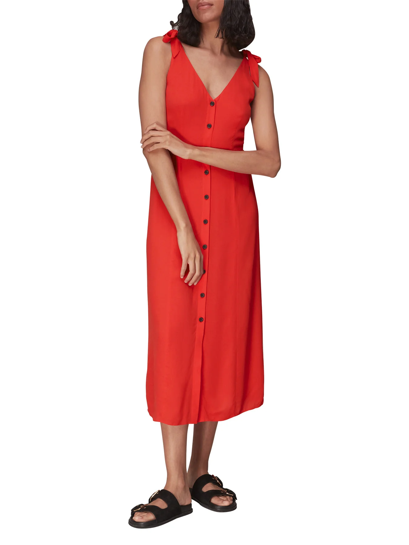 Hanna Tie Shoulder Dress - Image 2