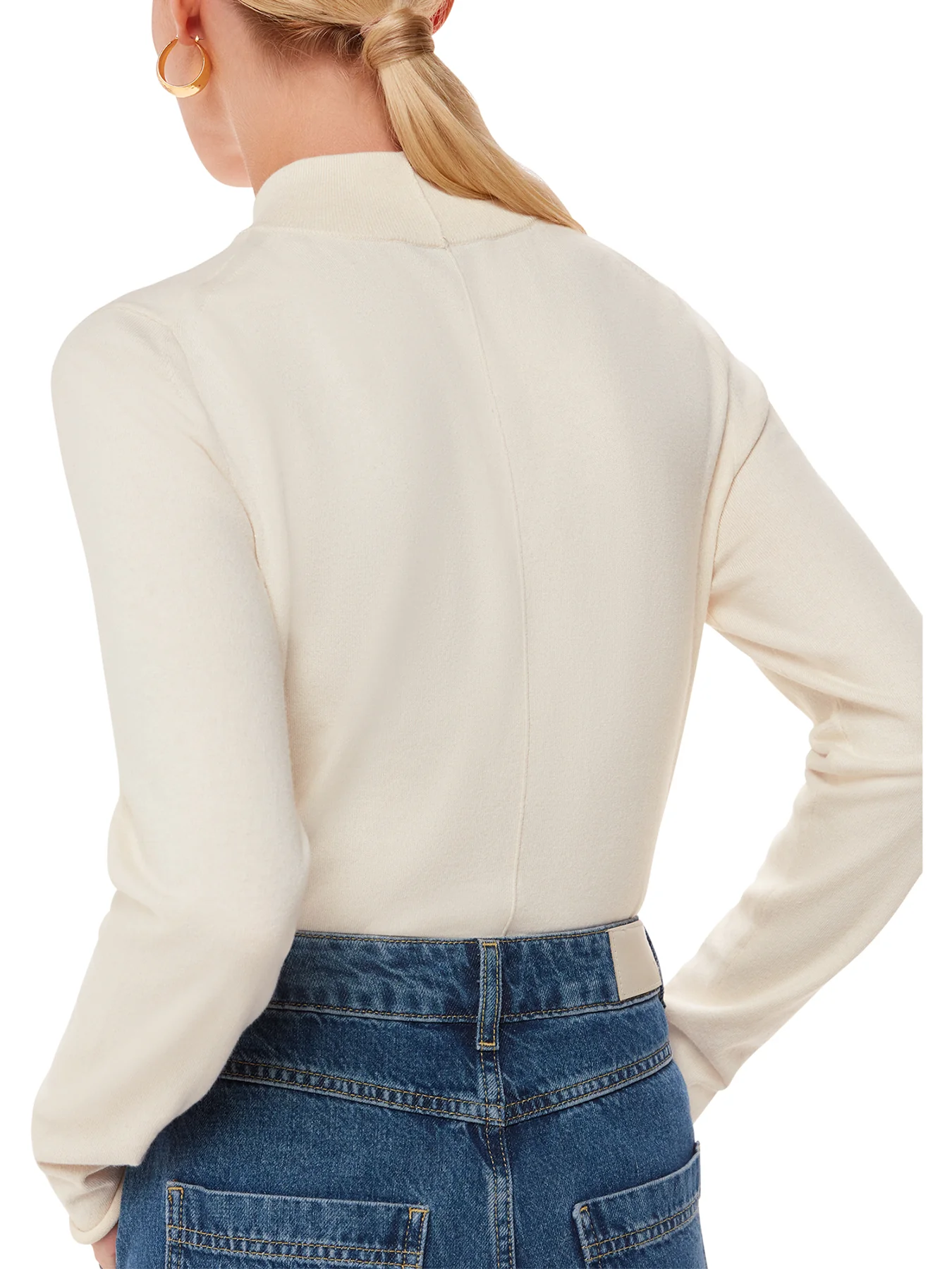 Mira Funnel Neck Knit - Image 3