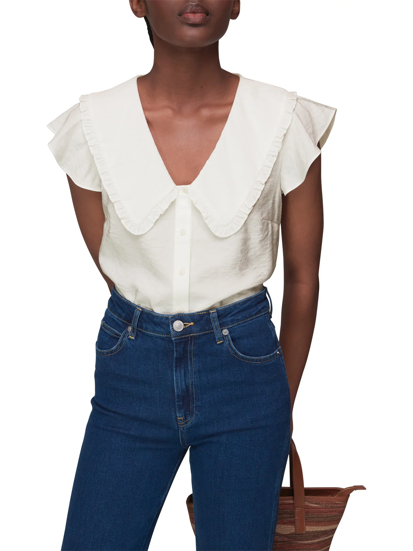 Short Sleeve Collar Top - Image 4