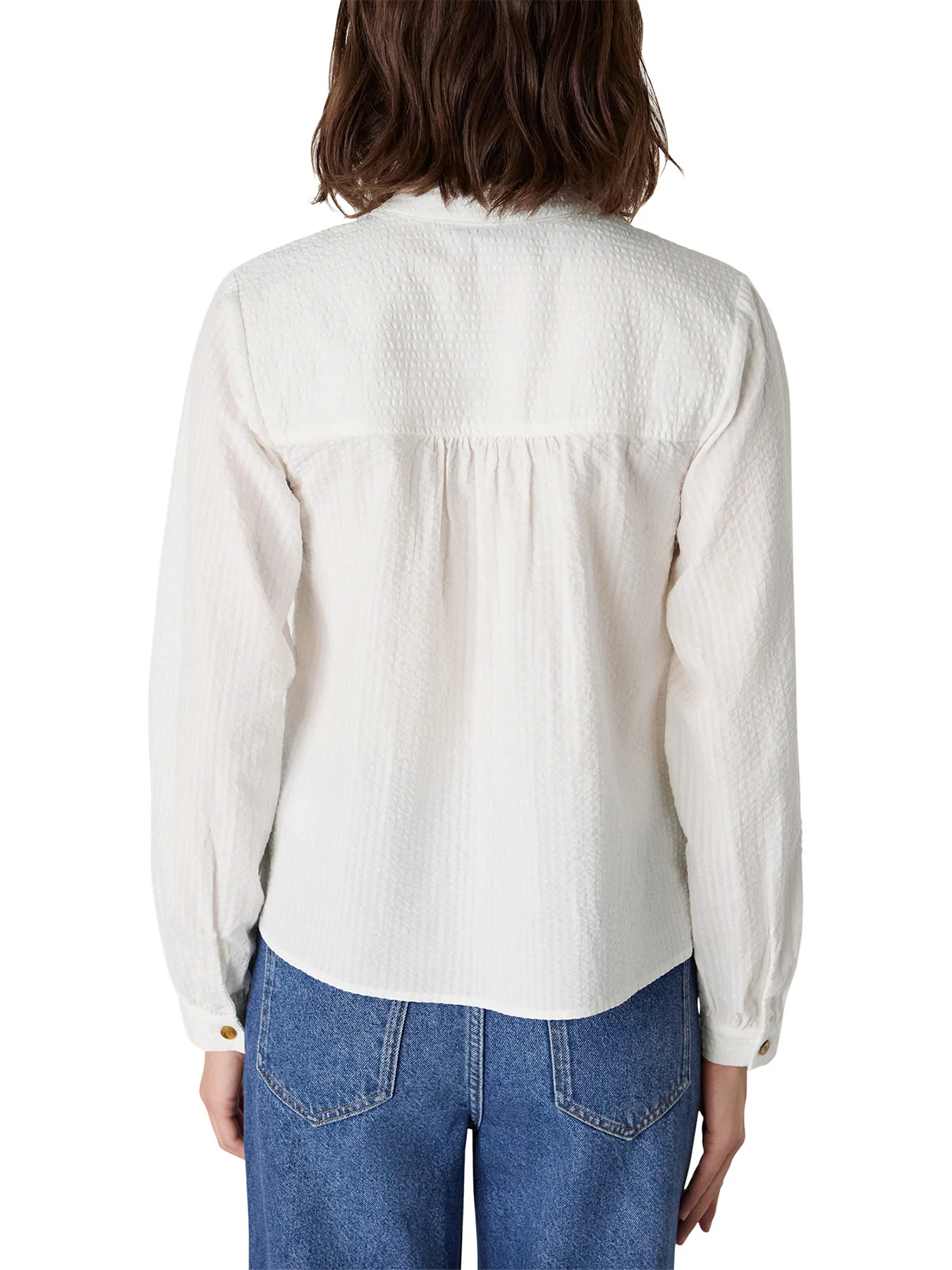 Textured Frill Shirt - Image 3