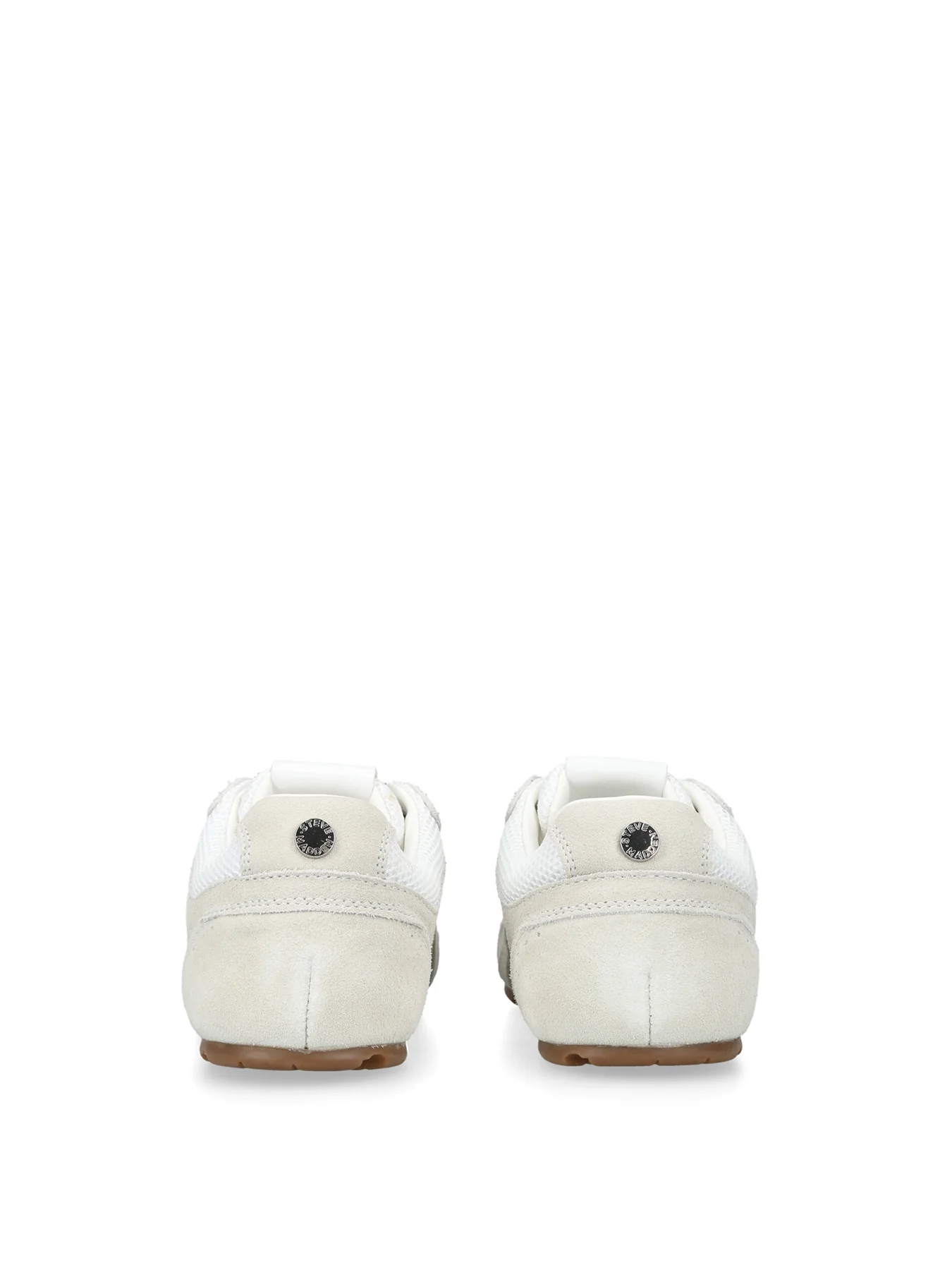 Aisel Suede Trainers White - Image 3