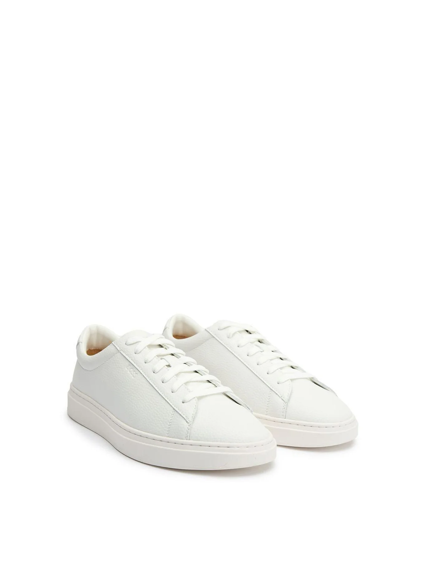 Kieran Tenn Leather Trainers Off White - Image 2
